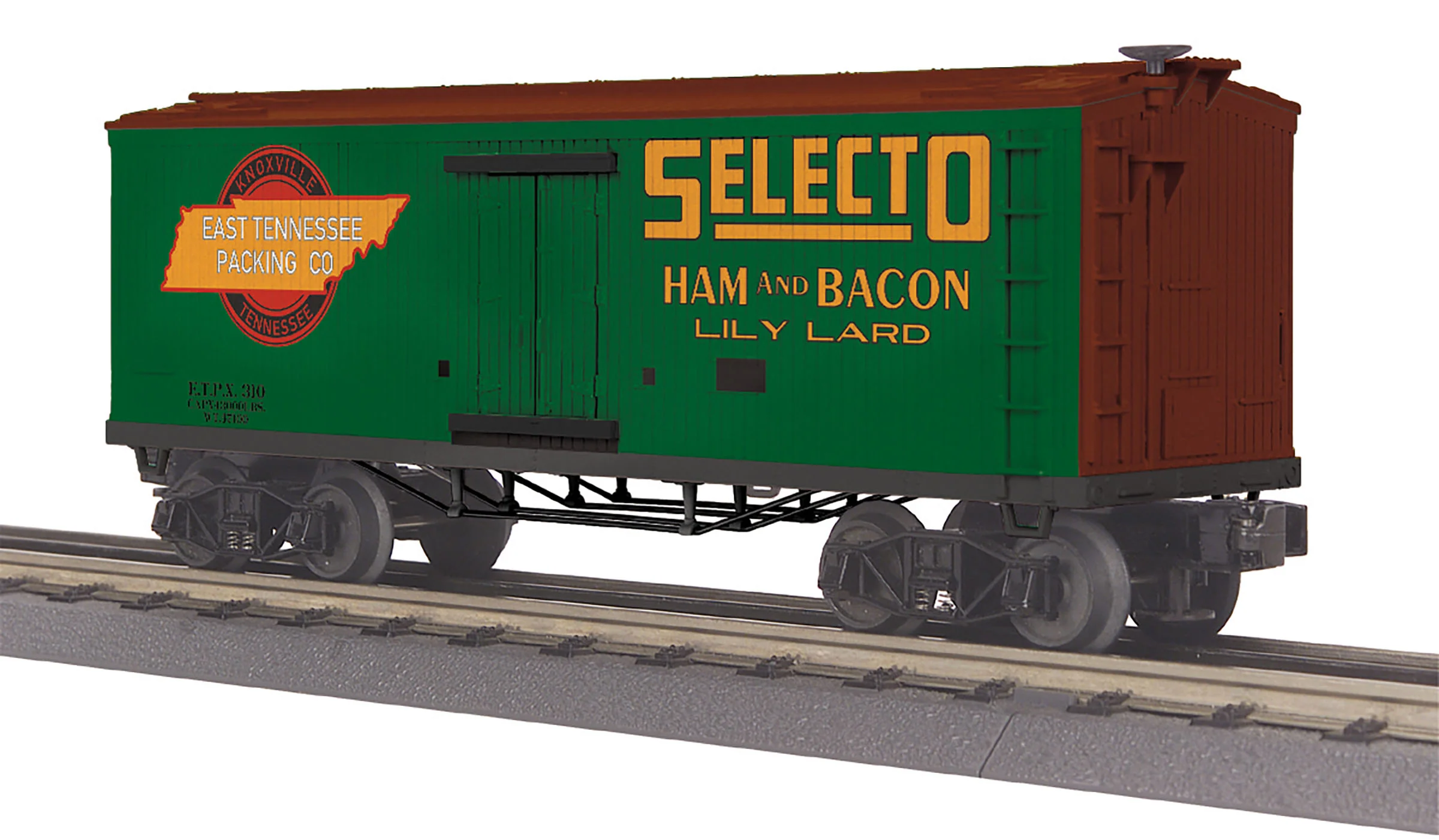 MTH Railking 30-78220 Selecto Ham & Bacon 19th Century Reefer Car #310. O SCALE NEW