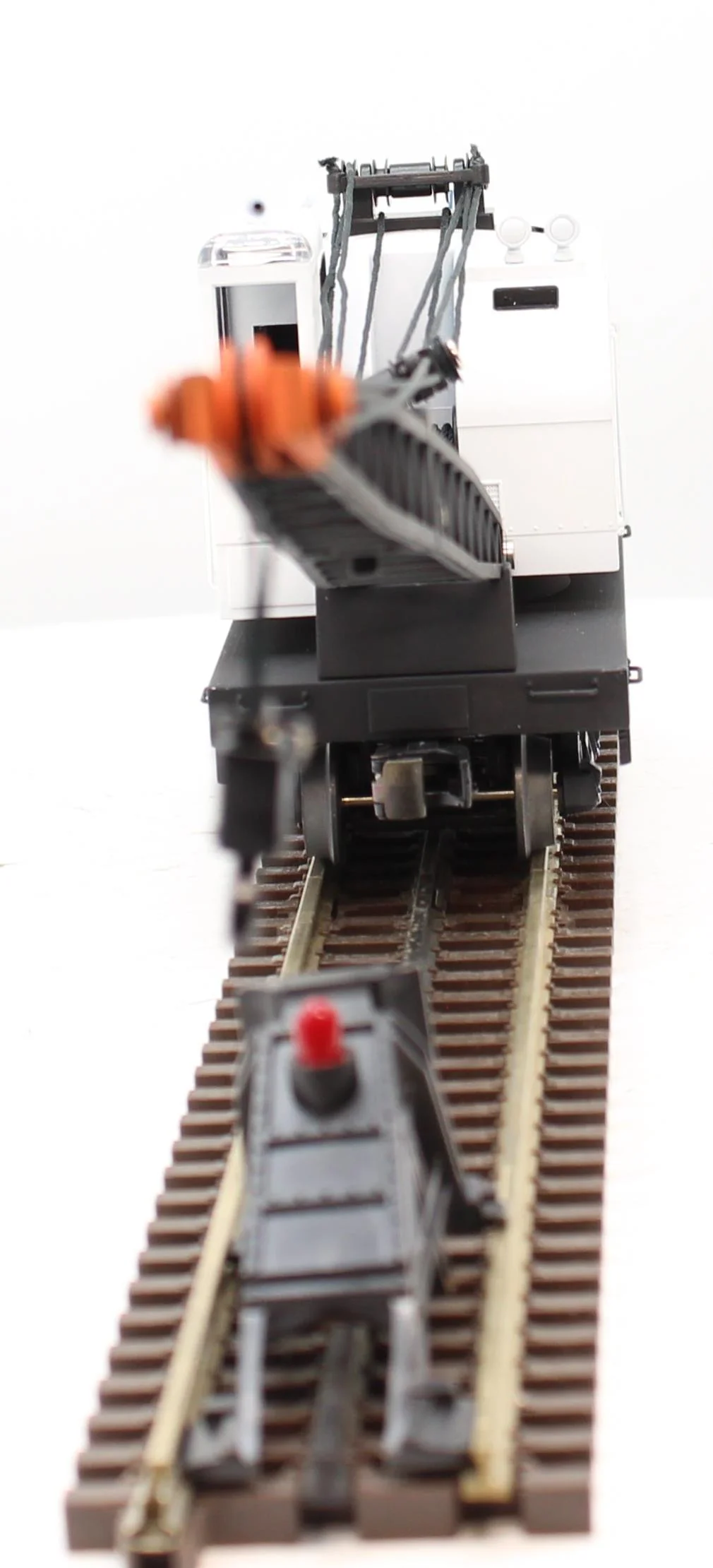 MTH Railking 30-79100  American Crane Car O SCALE Like New [has been repainted] Union Railroad - Image 3