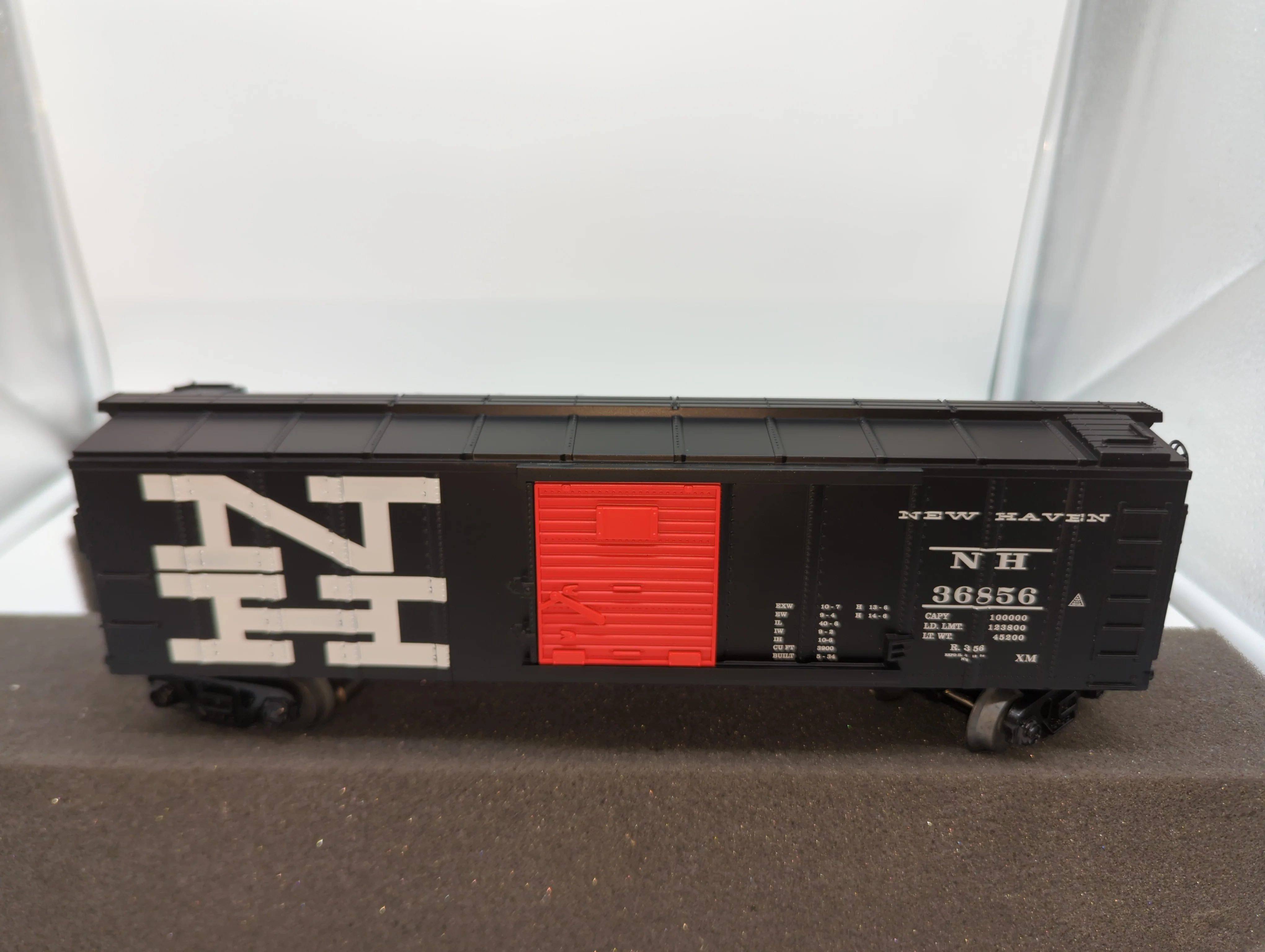 MTH Railking 30-79473 New Haven Operating Box Car #36856 O SCALE Like New - Image 2