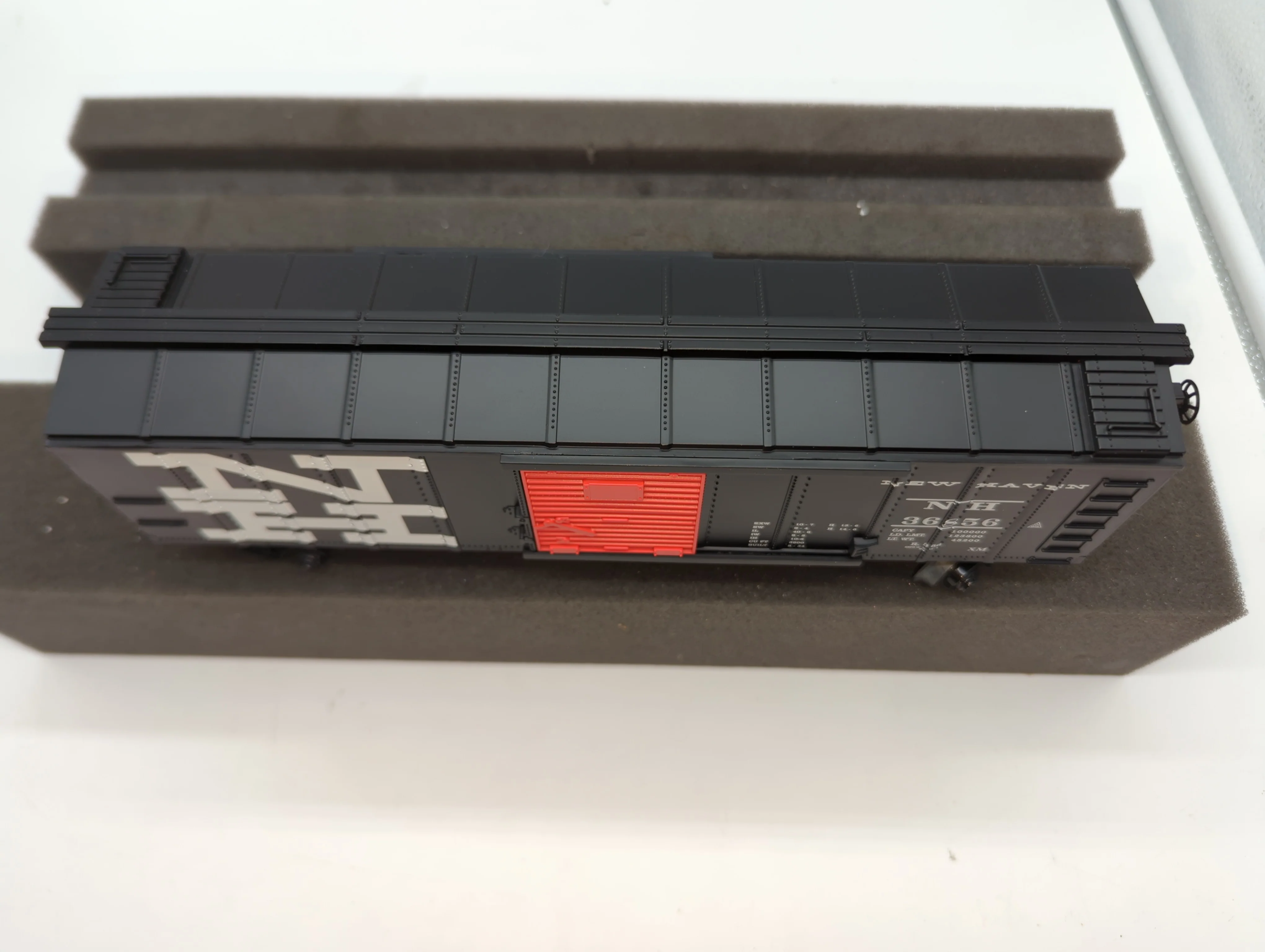 MTH Railking 30-79473 New Haven Operating Box Car #36856 O SCALE Like New - Image 3