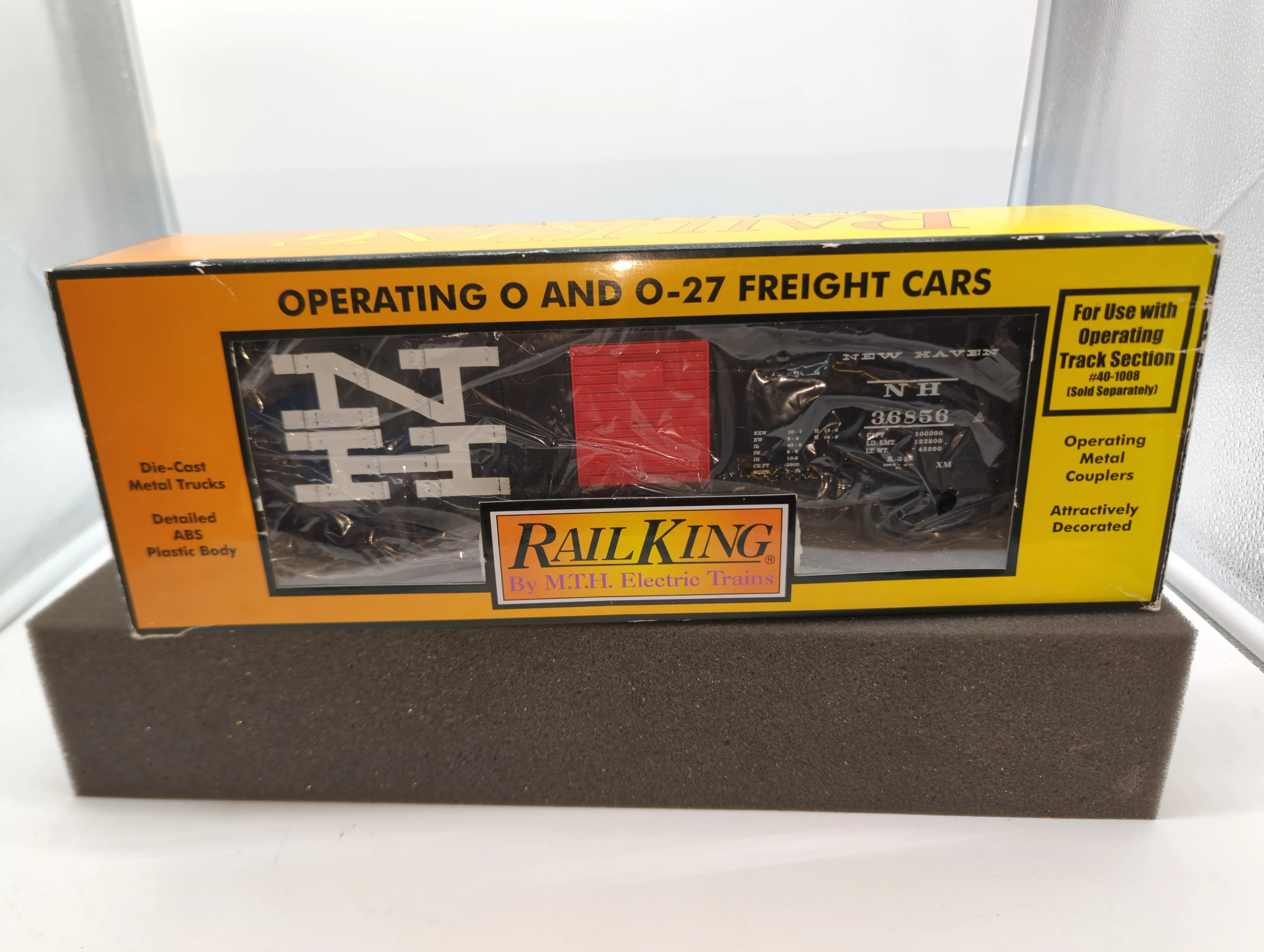 MTH Railking 30-79473 New Haven Operating Box Car #36856 O SCALE Like New - Image 5
