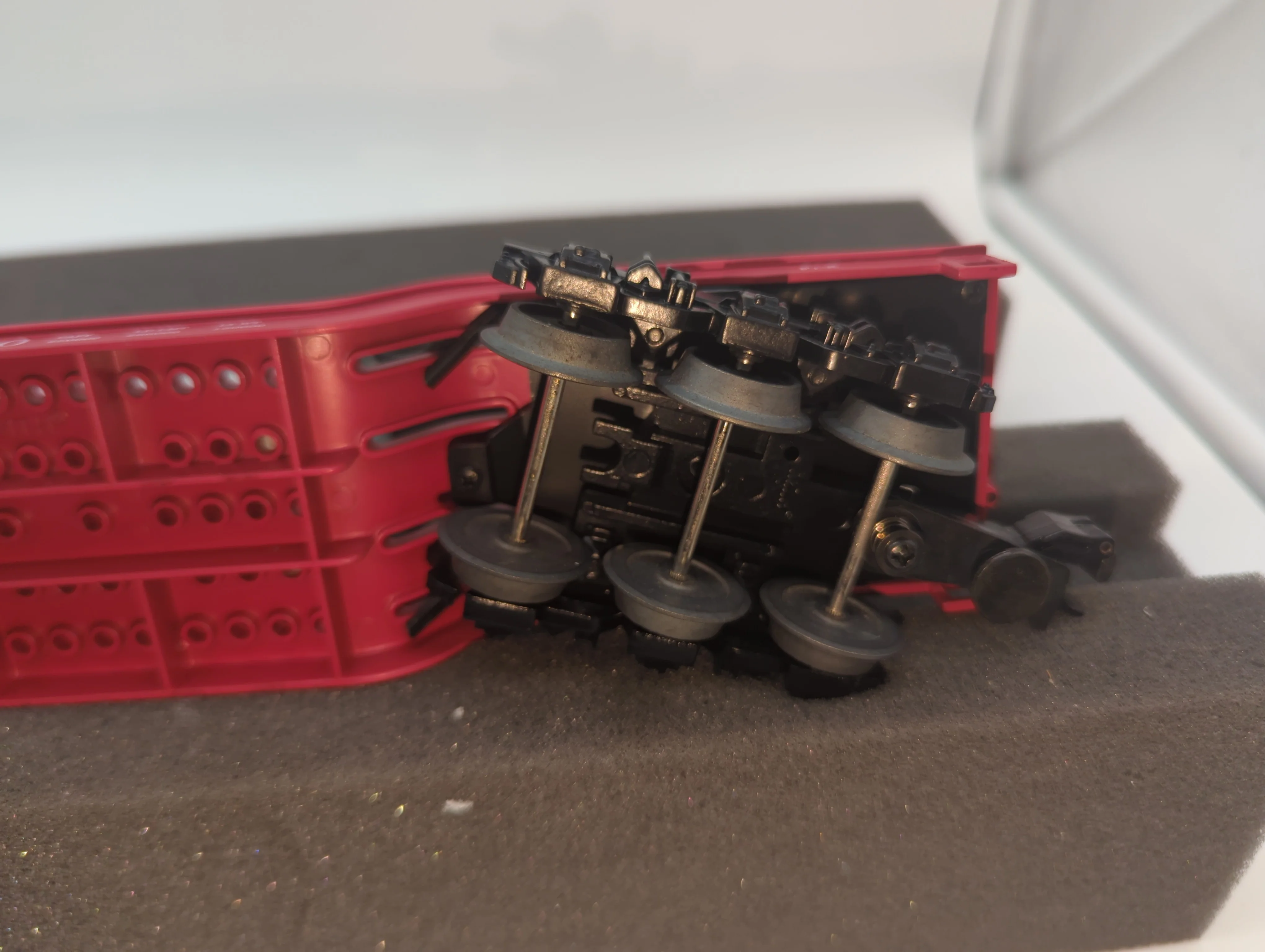 MTH Railking 30-8301 Santa Fe Die-Cast Dep. Center Flat Car #ATSF O SCALE Like New - Image 5