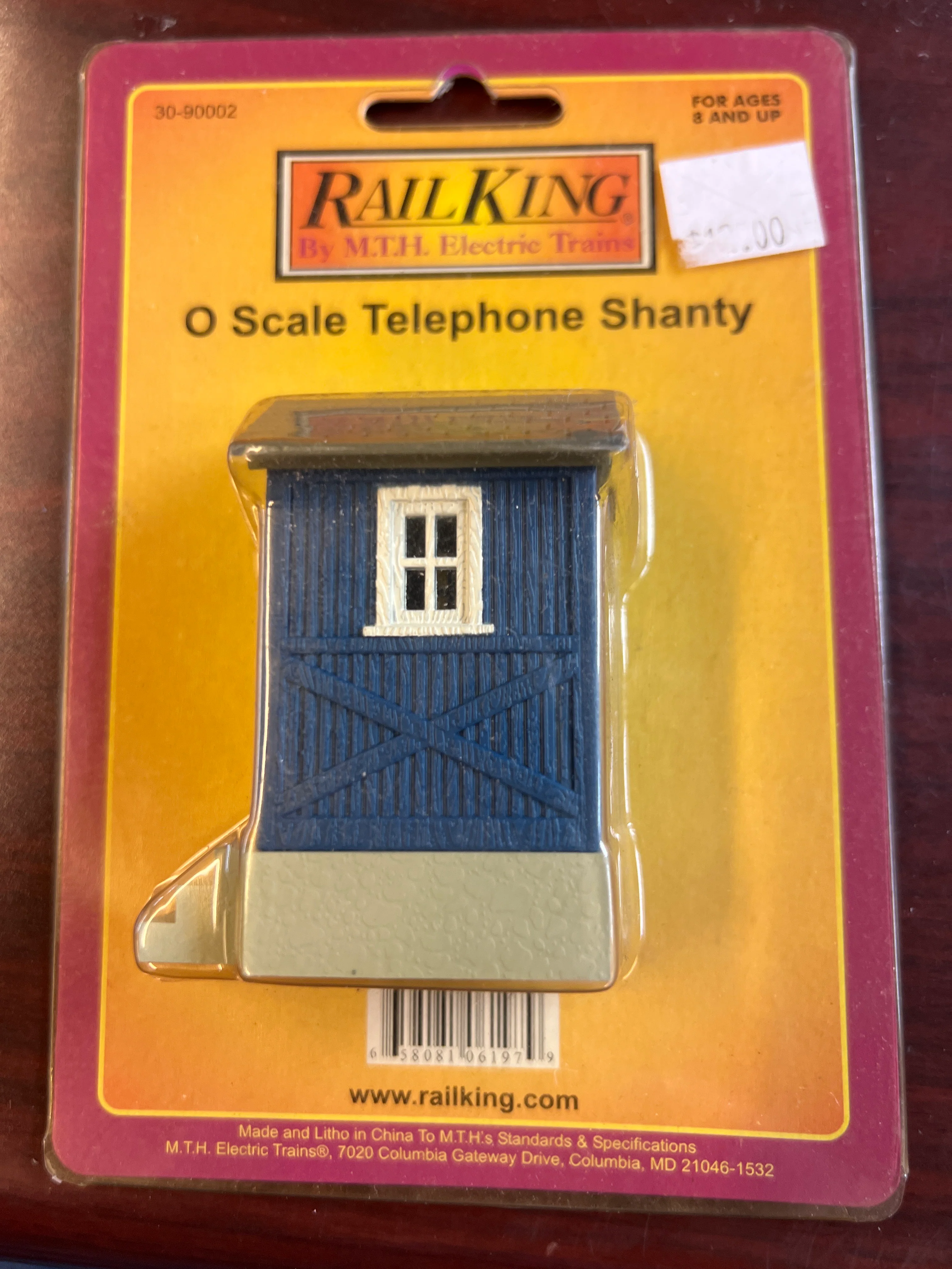 MTH Railking 30-90002 Blue & White Telephone Shanty O SCALE NEW - Image 2