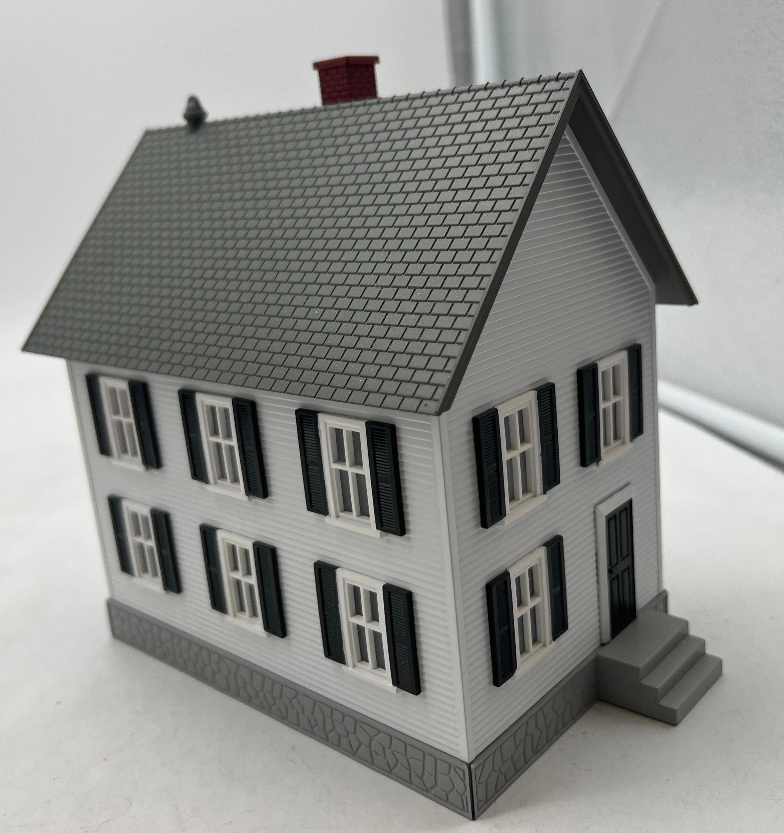 MTH Railking 30-90338 White Row House w black shutters O SCALE Like New - Image 2