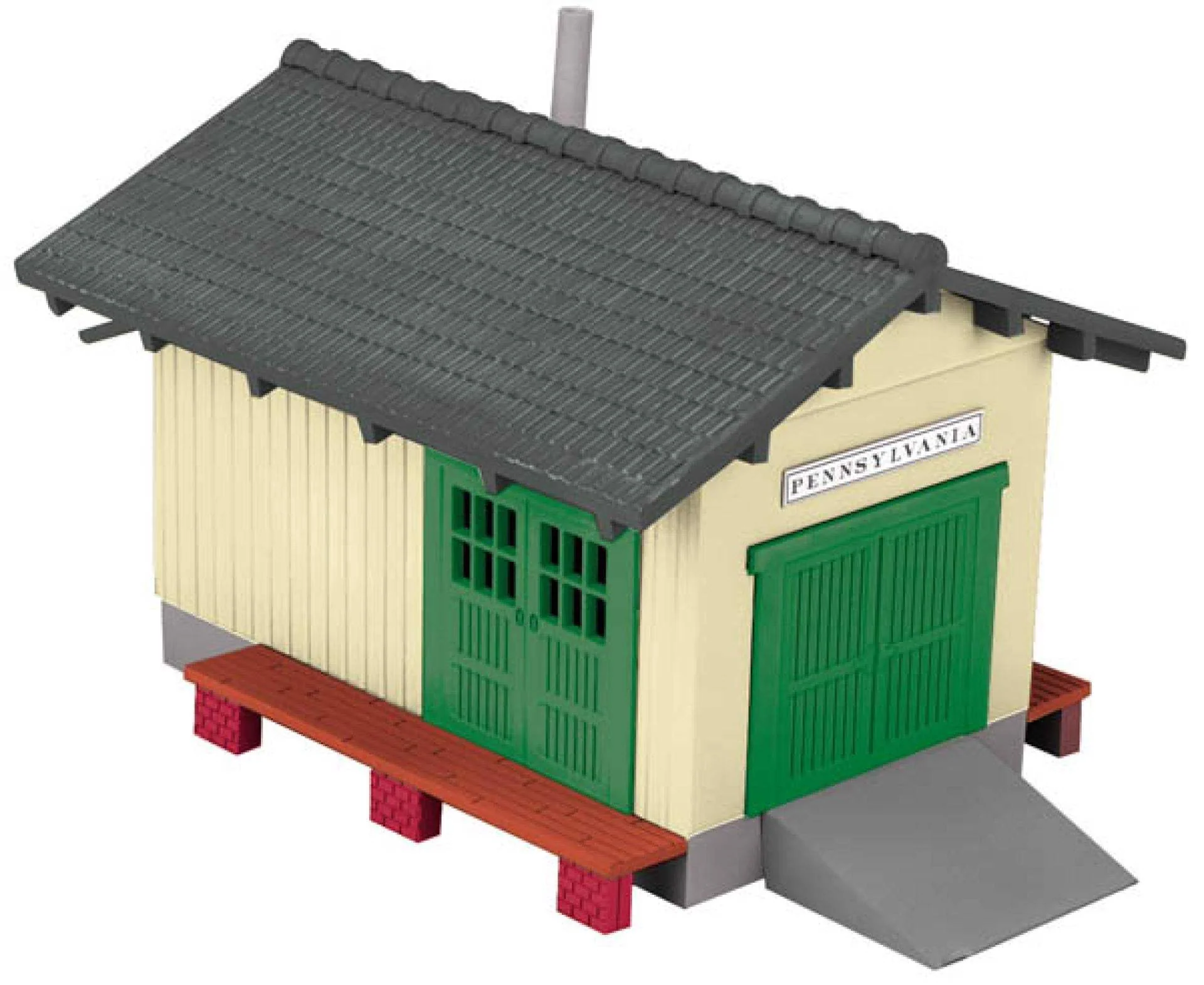 MTH Railking 30-90404 Pennsylvania Country Freight Station O SCALE Like New