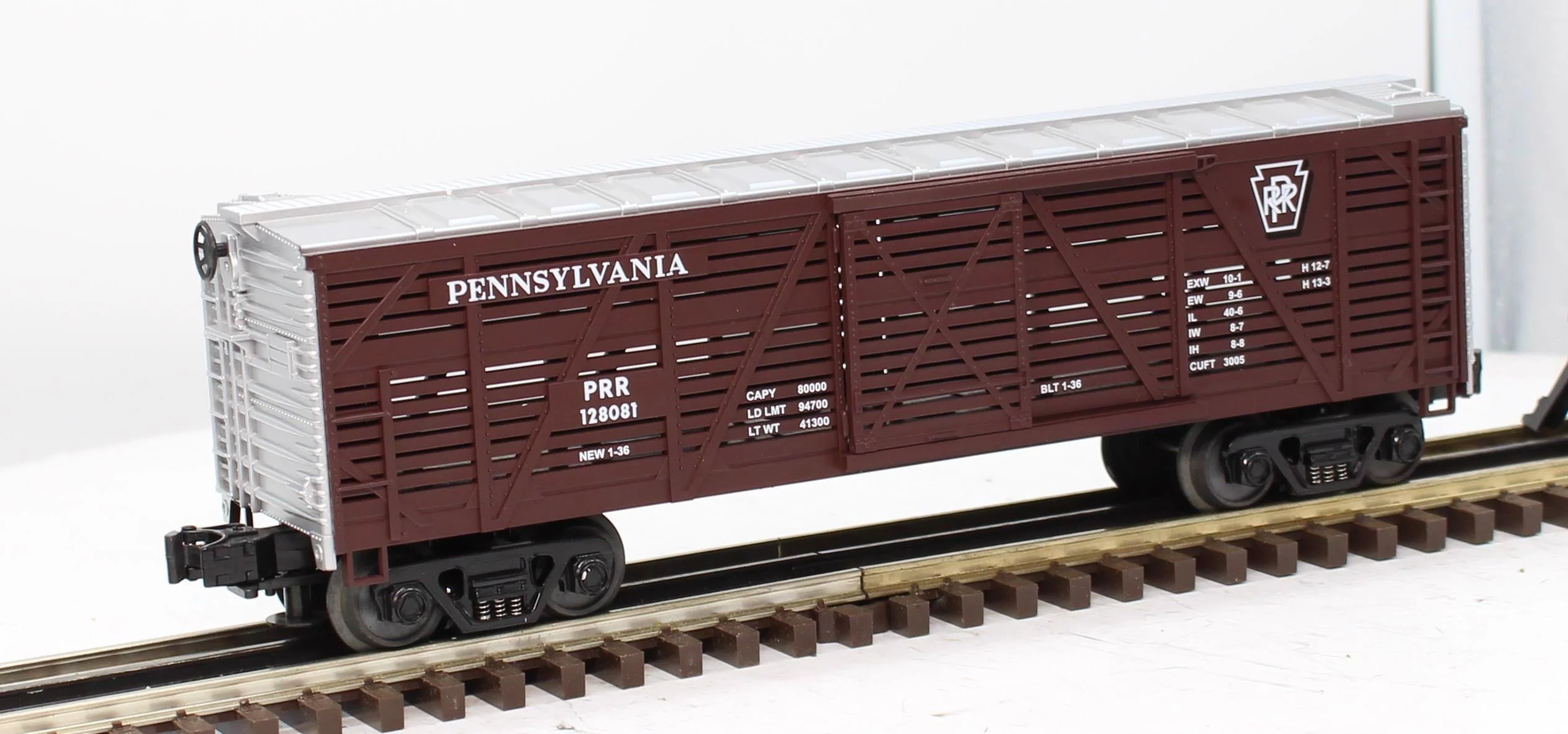 MTH Rugged Rails 33-7703 Pennsylvania Stock Car O SCALE Used Excellent - Image 2