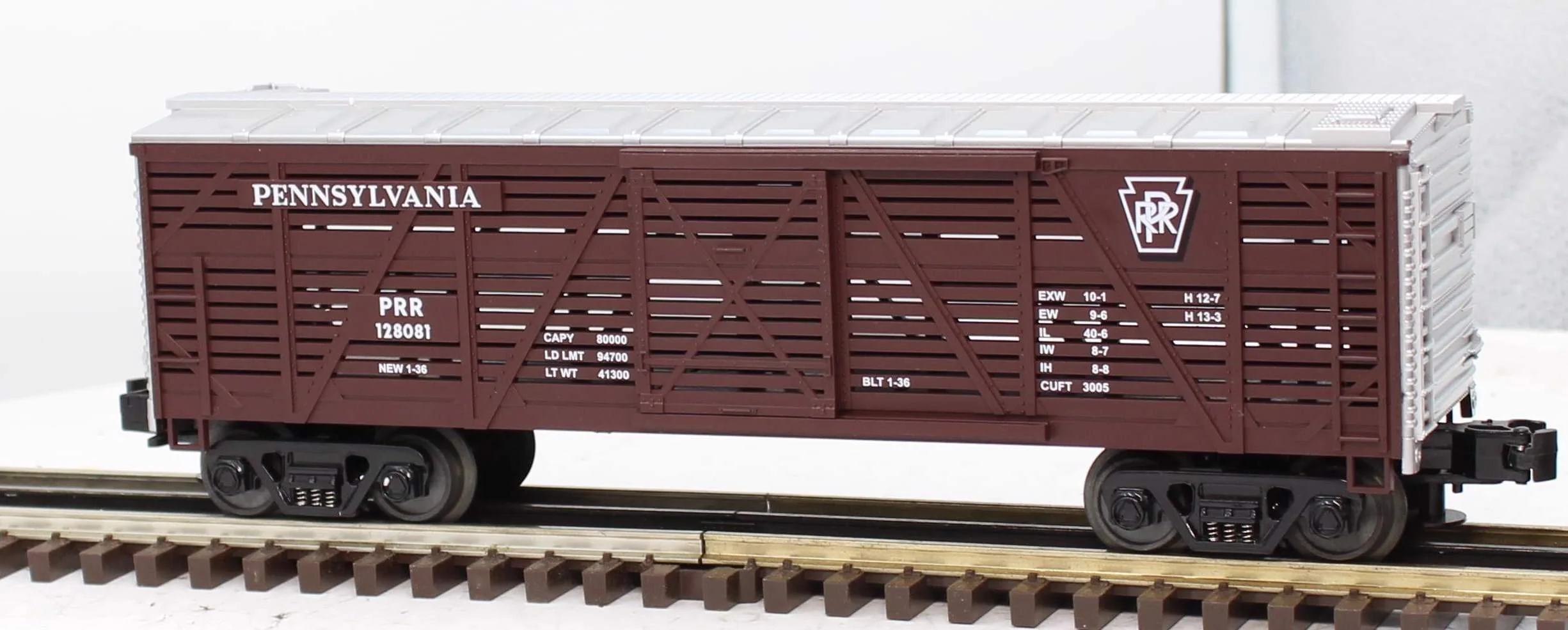 MTH Rugged Rails 33-7703 Pennsylvania Stock Car O SCALE Used Excellent - Image 5
