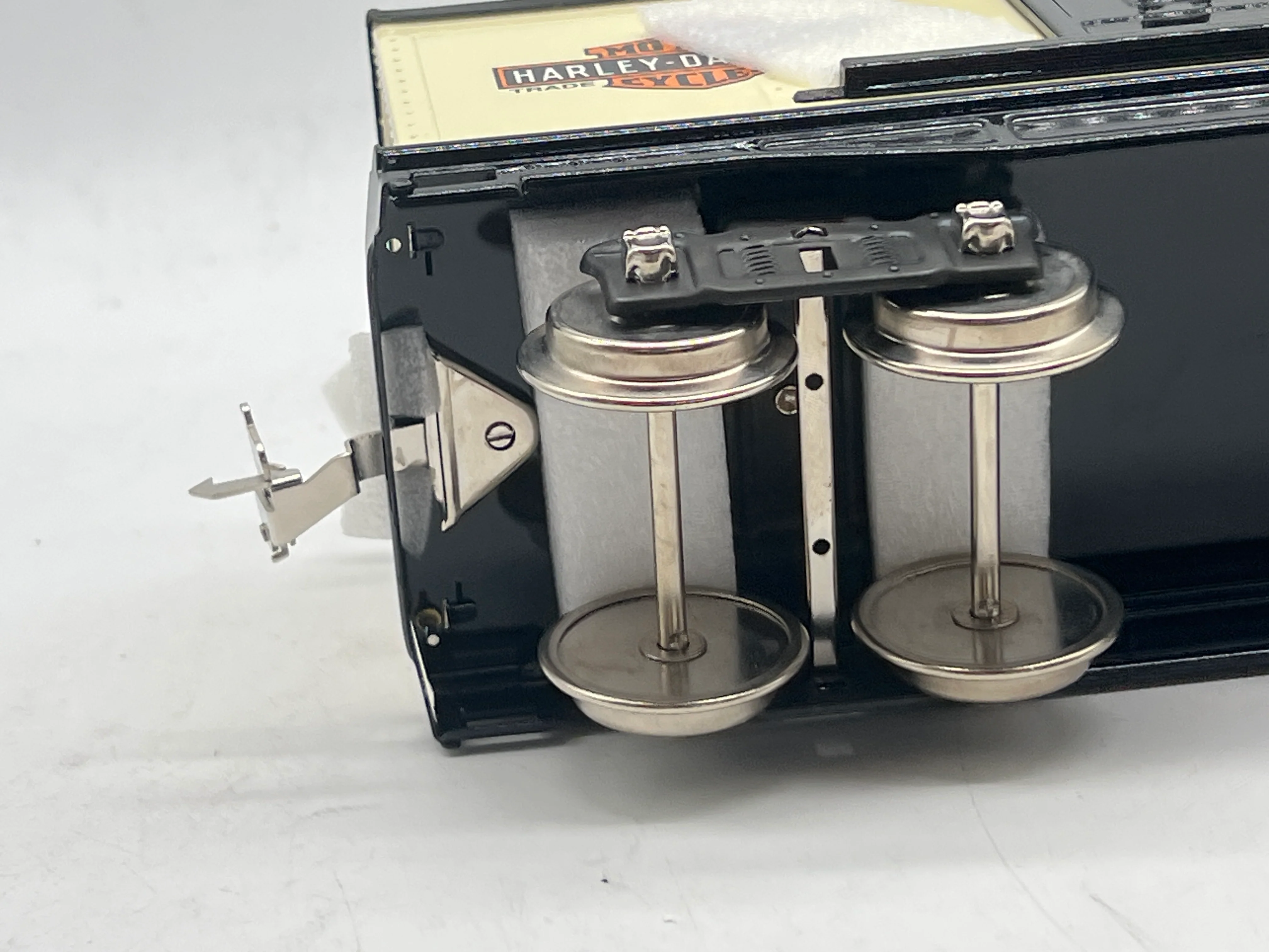 MTH Tinplate 10-2089 Harley-Davidson 200 Series Std. Gauge Box Car - Harley-Davidson STANDARD GAUGE NEW - Image 5