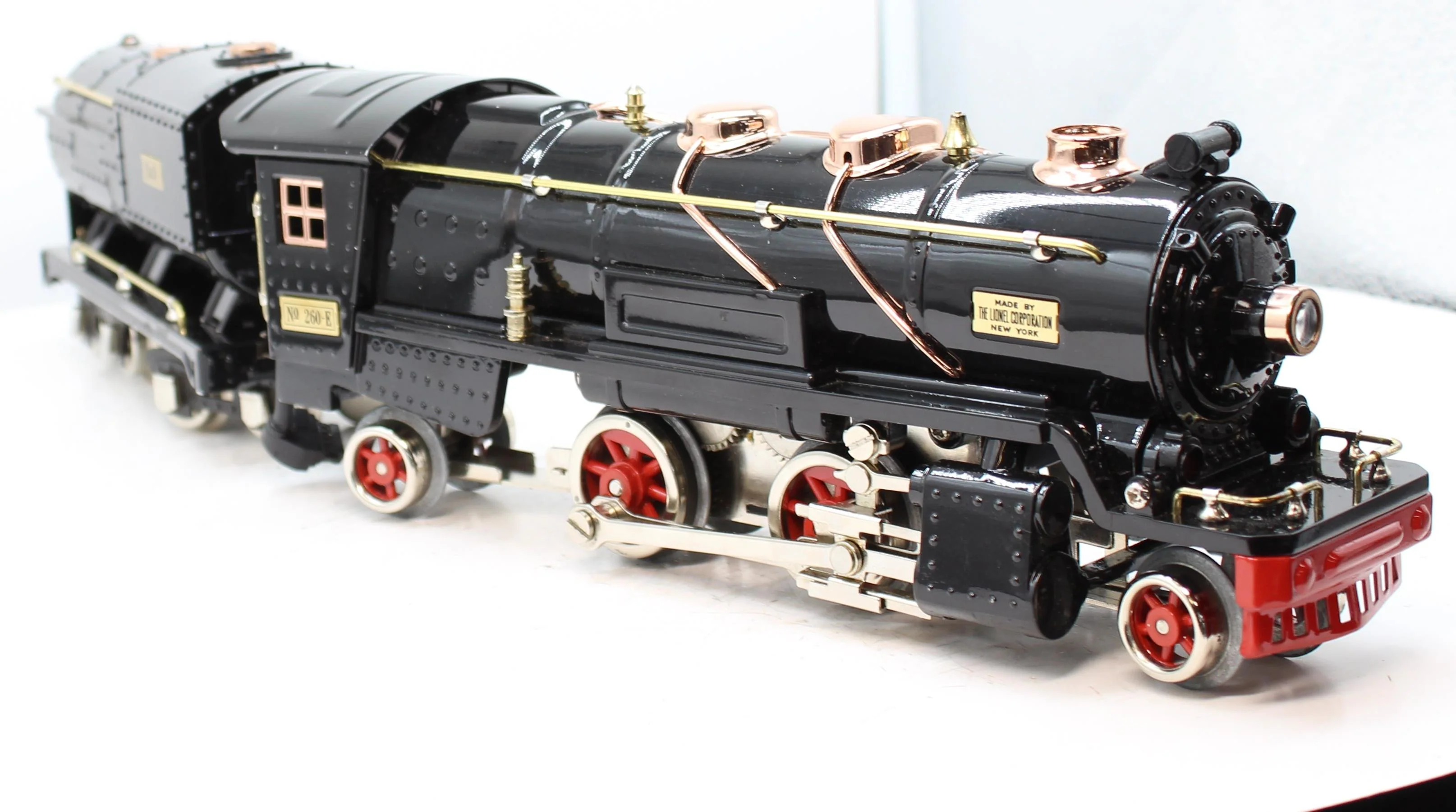 MTH Tinplate 10-3029-1 Black w/Nickel Loco & Tender w/Proto-Sound 2.0 O SCALE Like New No Box - Image 4