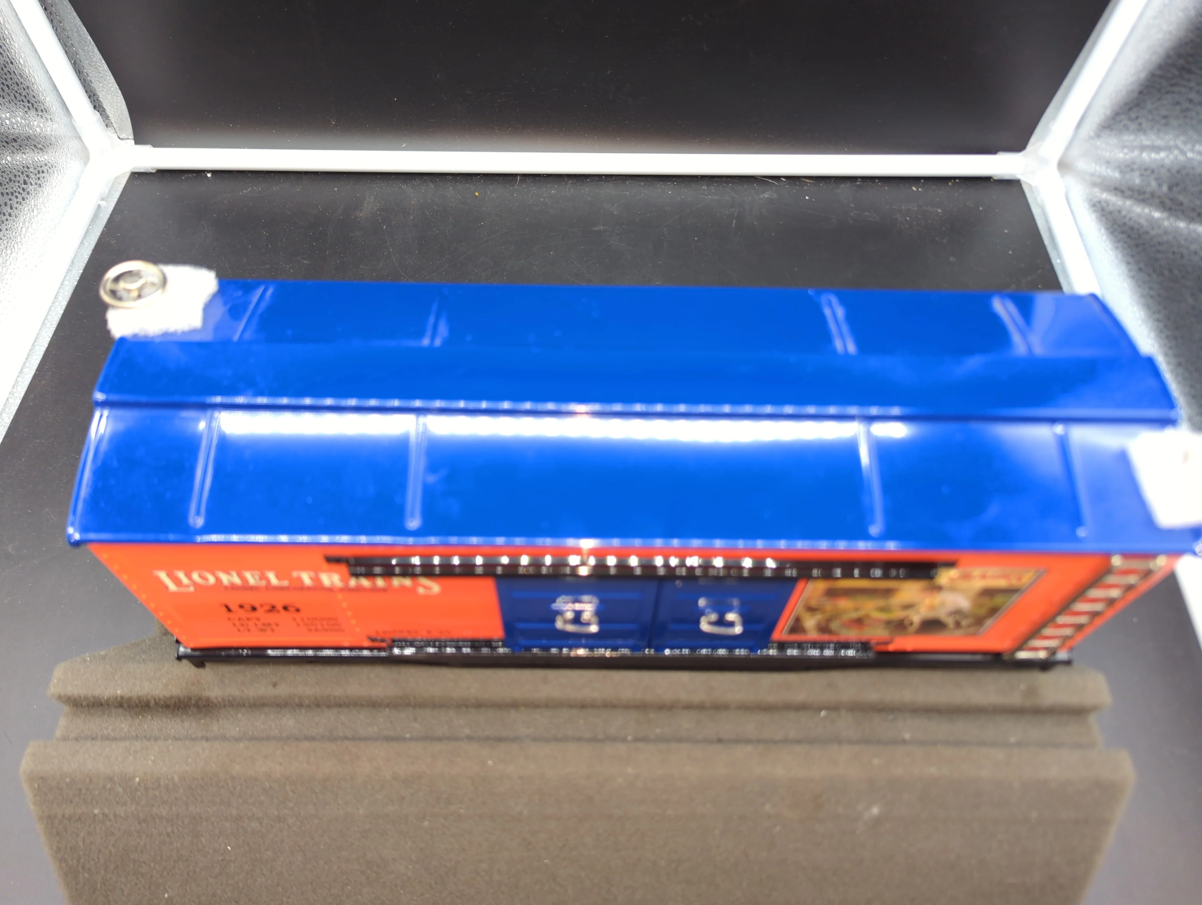 MTH Tinplate 11-30245 Lionel Lines Std. Gauge Box Car - No. 214. STD GAUGE Like New - Image 3