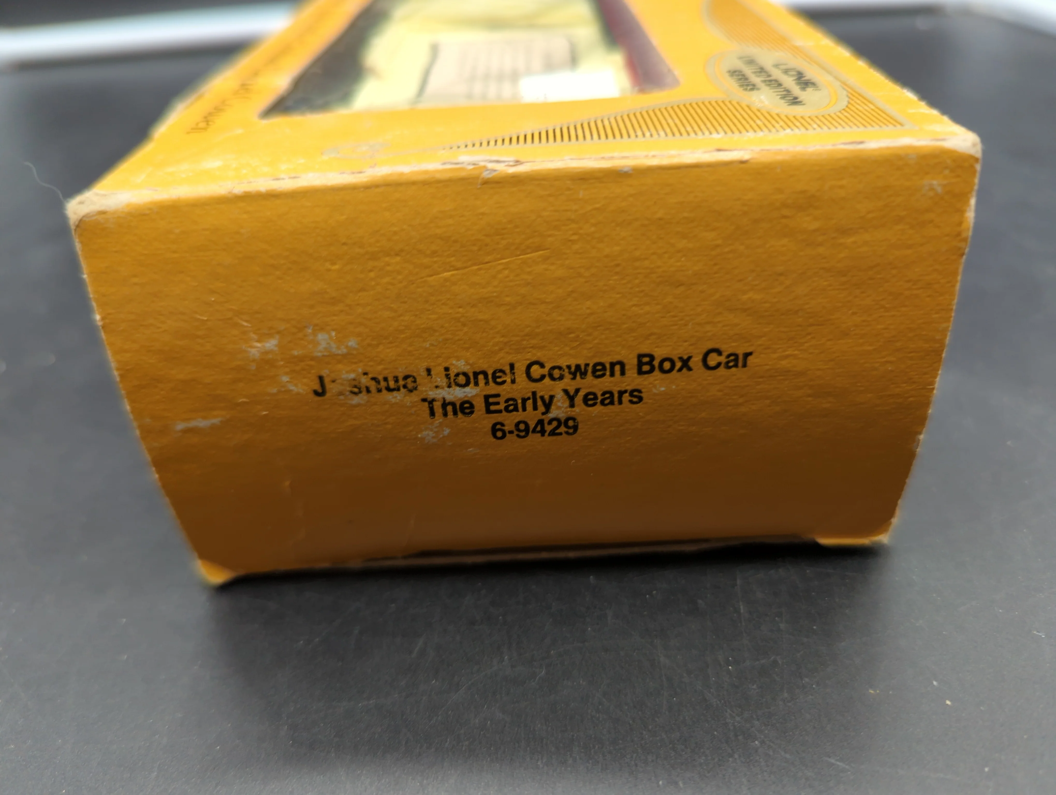 Lionel 6-9429 box car Joshua Cowen the early years 9429. O SCALE Used Excellent - Image 7