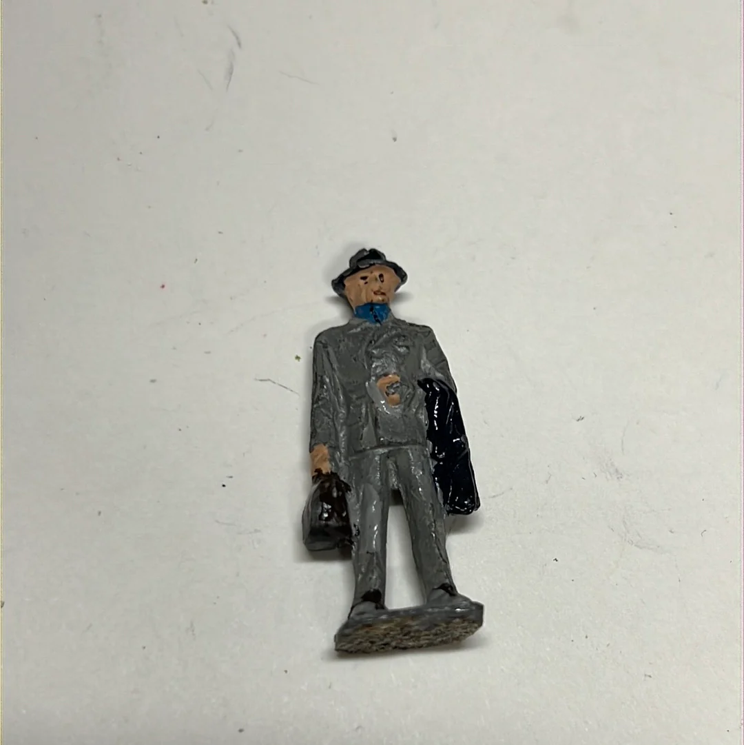 O Scale Metal Man Figure USED