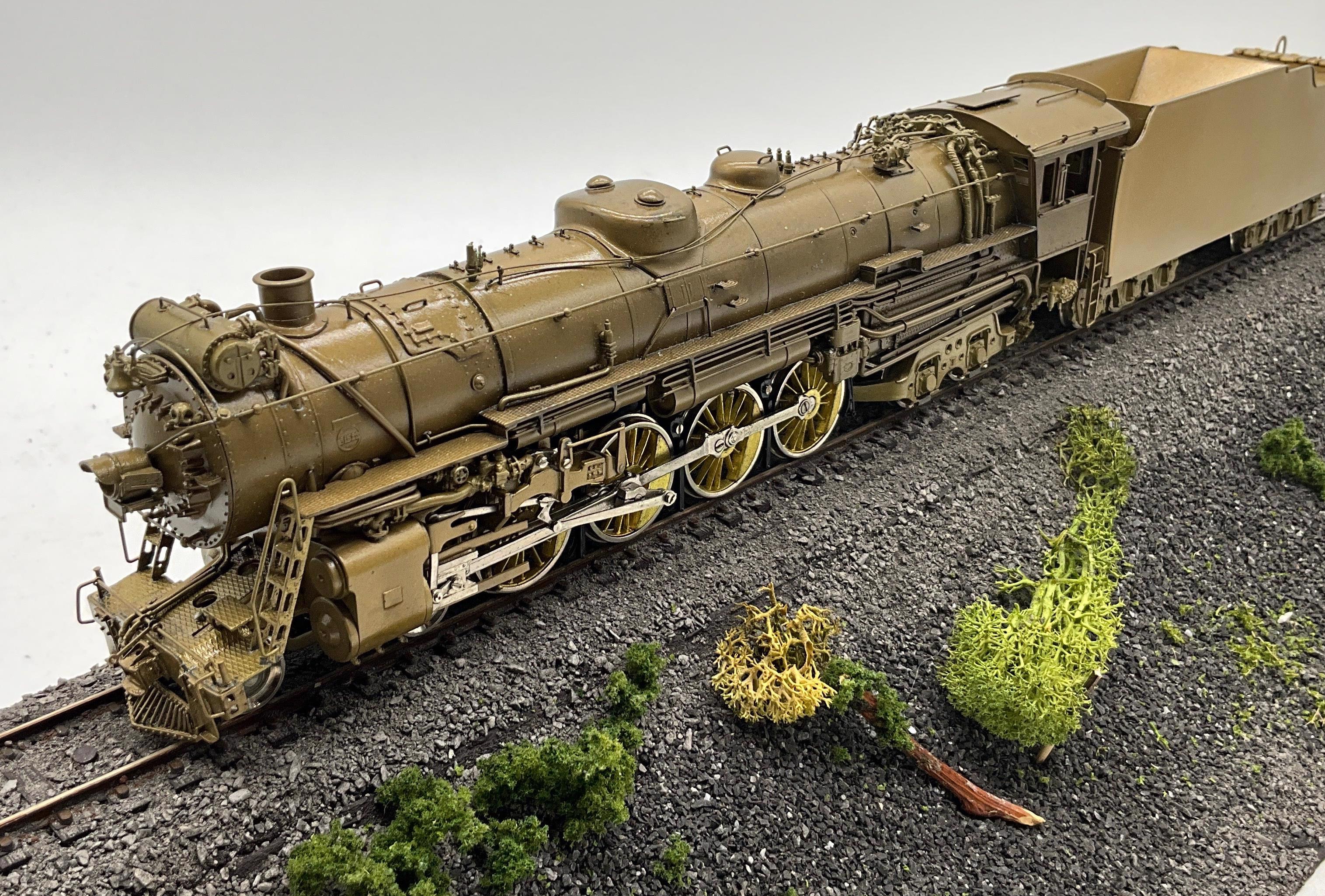 Overland Models OMI BRASS CB&Q O-5 4-8-4 Locomotive #5600 series Like New