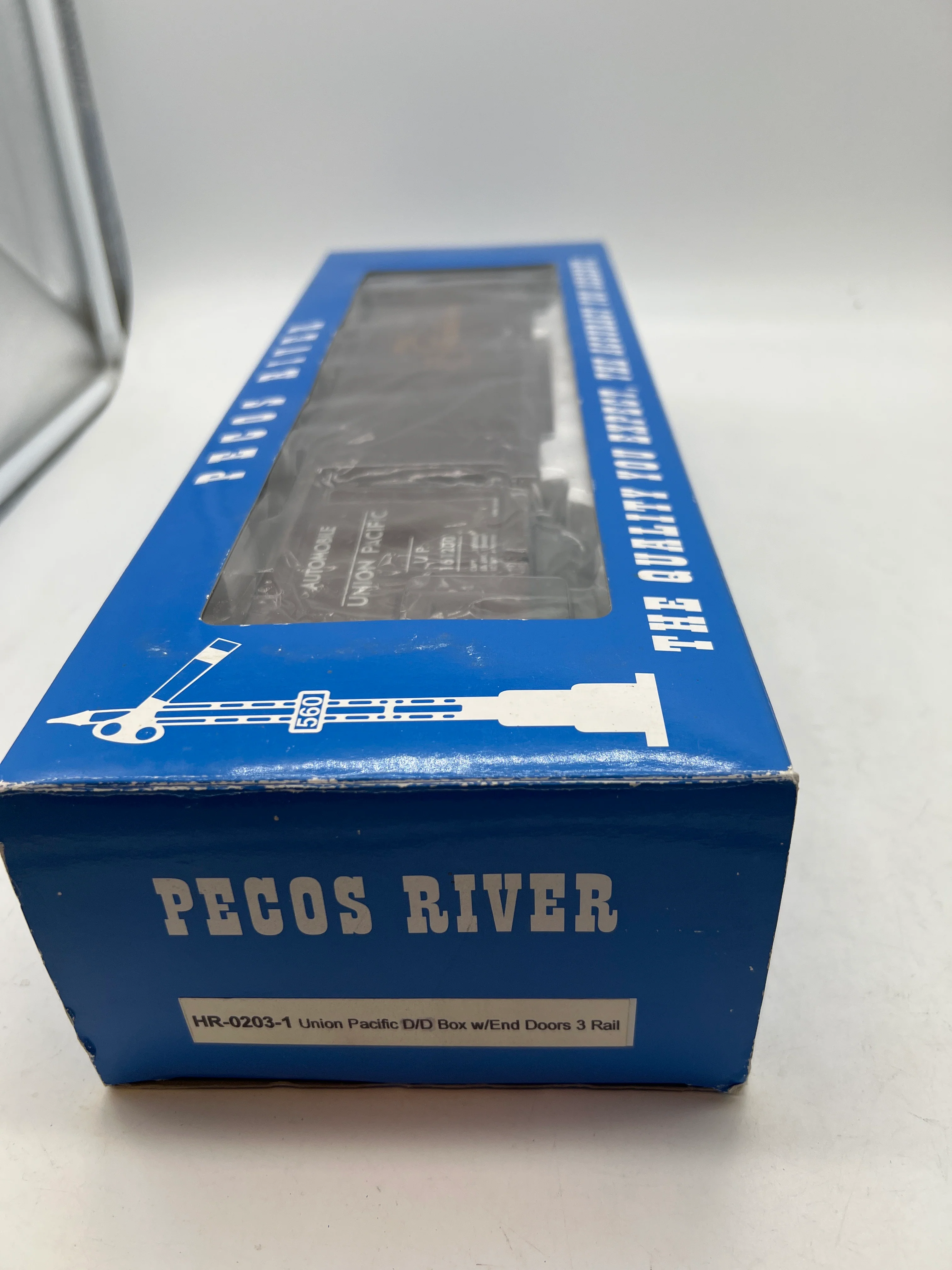 Pecos River HR-0203-1 Union pacific UP Double Door D/D Boxcar w/ End Doors 3 RL O SCALE NEW - Image 3