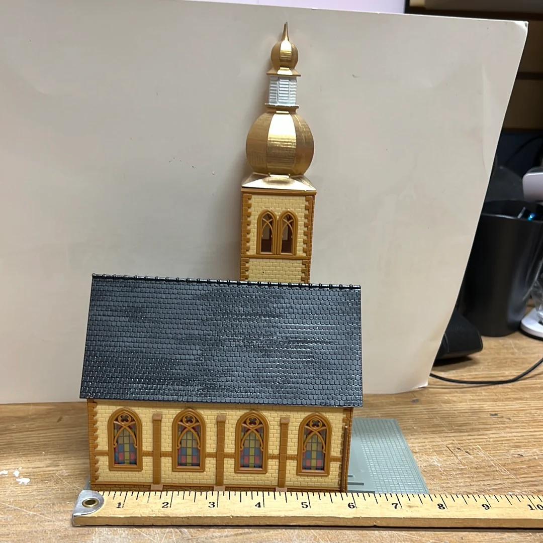 Prebuilt Church AS IS USED HO SCALE - Image 3