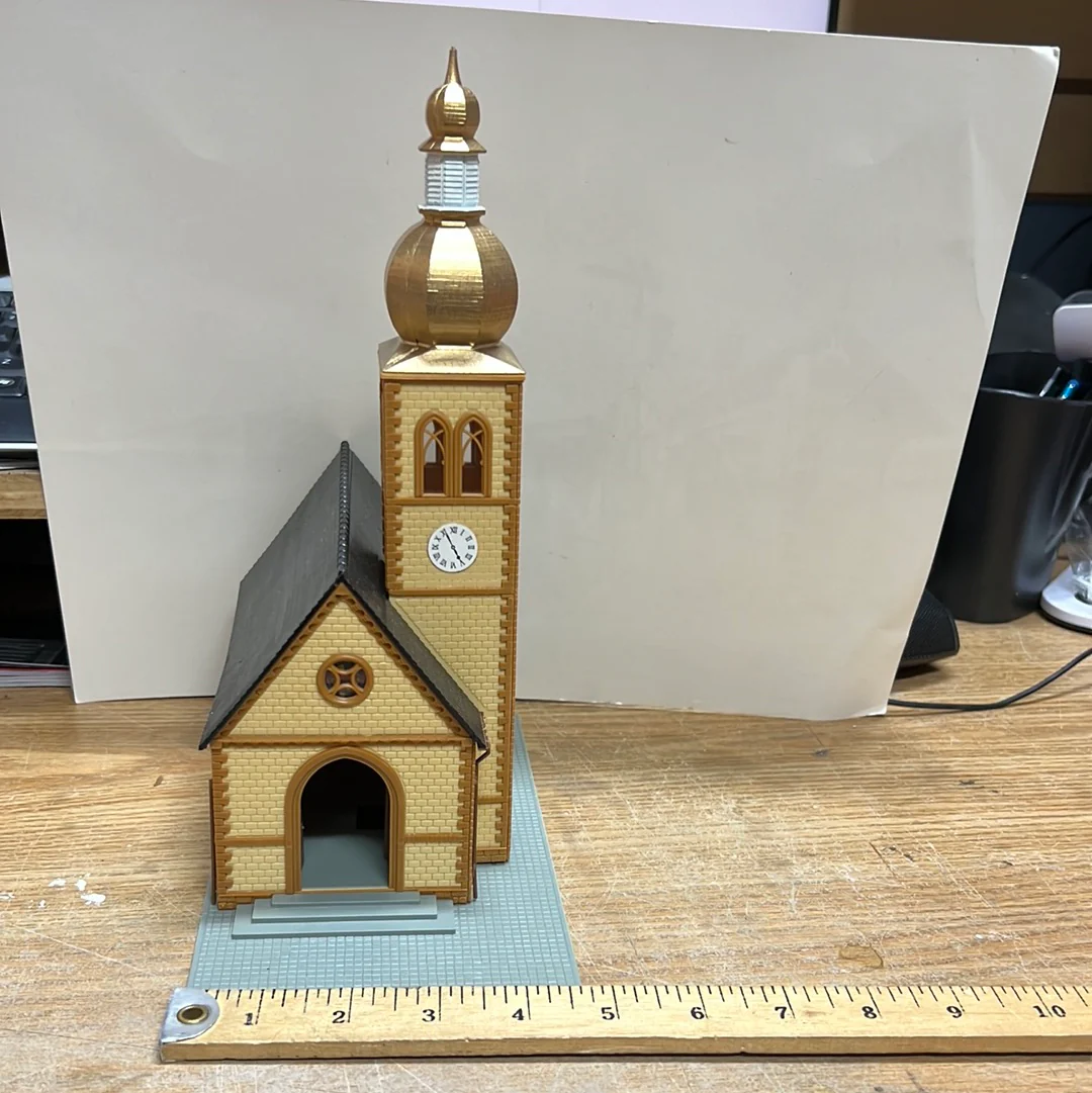 Prebuilt Church AS IS USED HO SCALE - Image 4