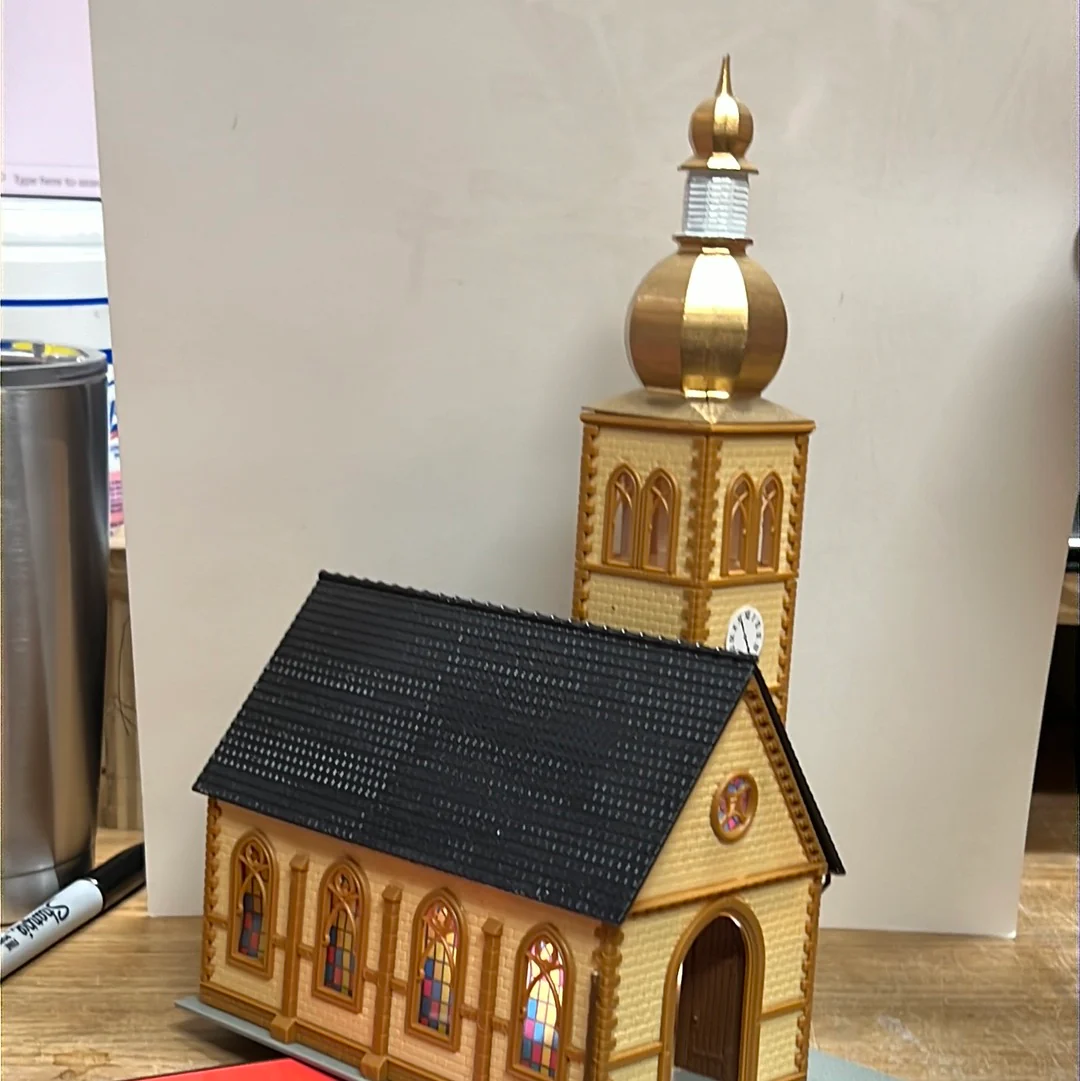 Prebuilt Church AS IS USED HO SCALE - Image 9