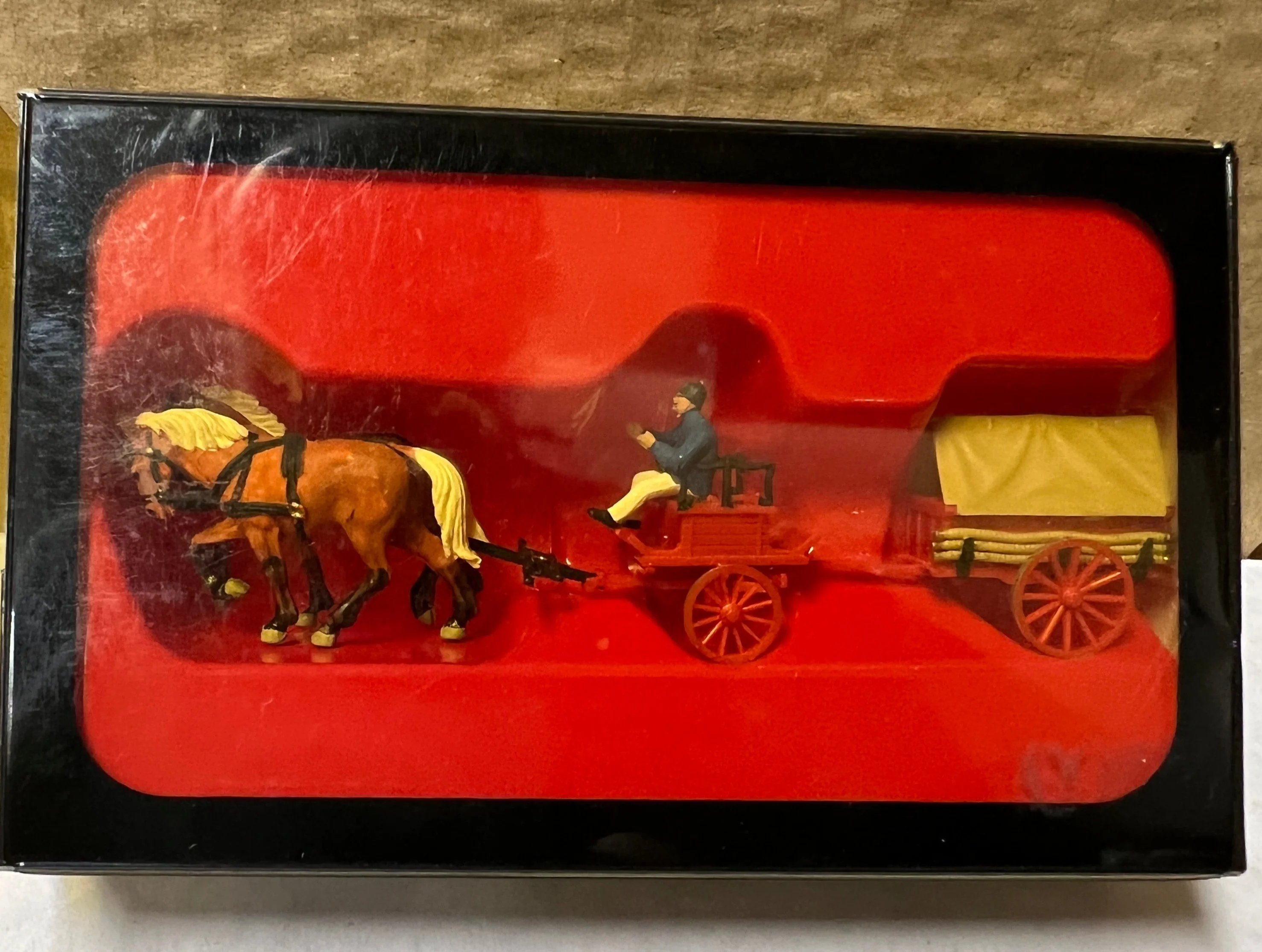 Preiser 30429 HO Scale 1900s era Fire Brigade Coal Tender SZ