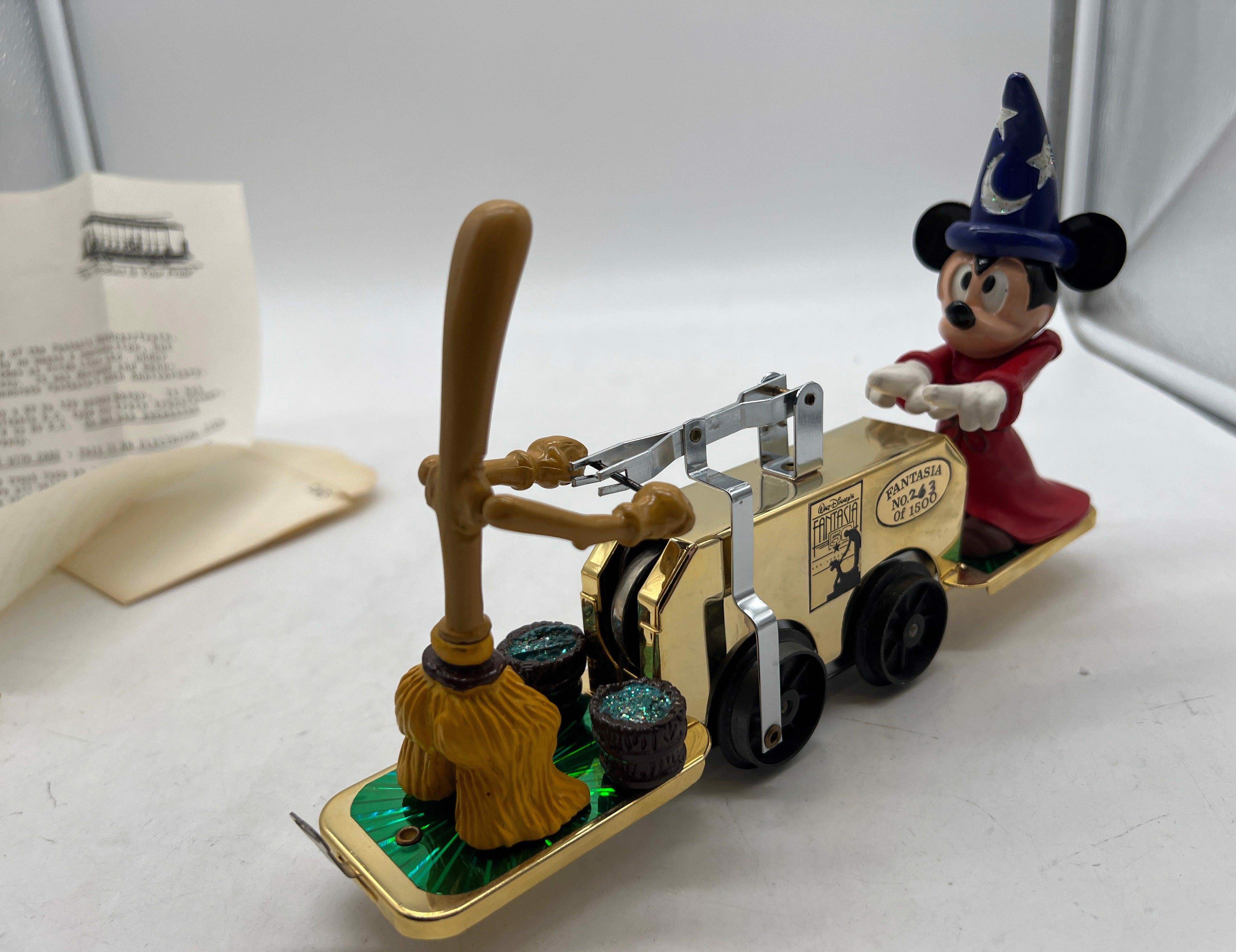 Pride Lines 263 Disney Fantasia 50th Anniversary Sorcerer Mickey Hand Cart O SCALE Like New - Image 5