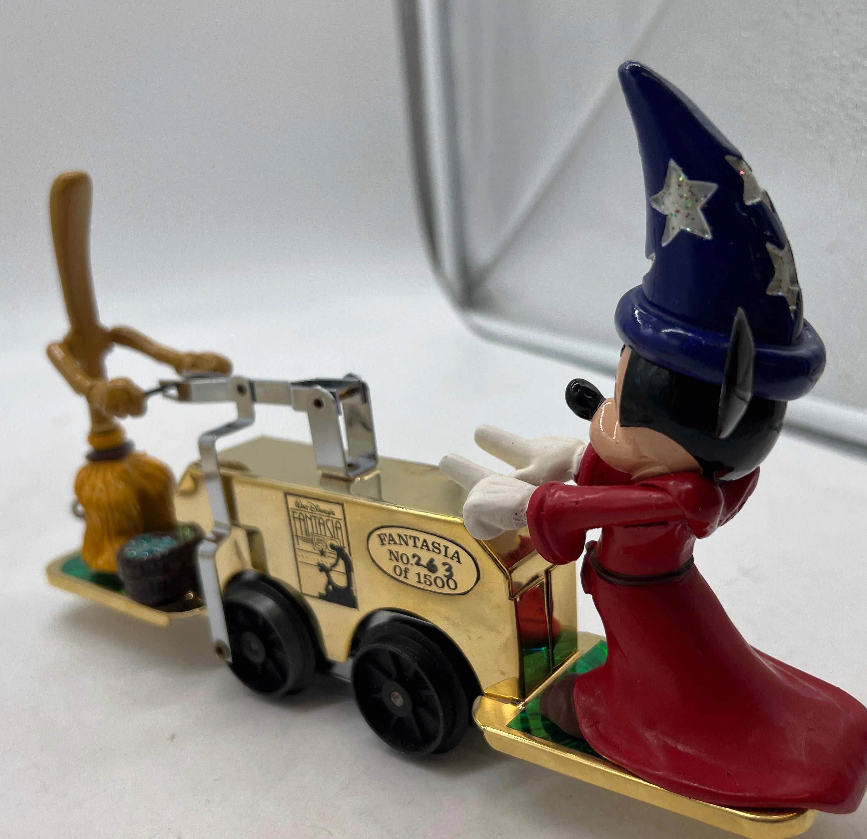 Pride Lines 263 Disney Fantasia 50th Anniversary Sorcerer Mickey Hand Cart O SCALE Like New - Image 6