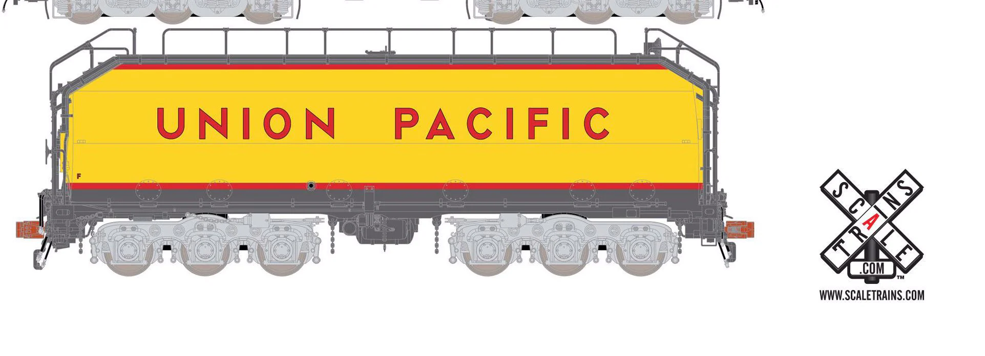 Scale Trains SXT31533 Union Pacific UP GE 8500 Horsepower "Big Blow" Turbine #3 DCC & Sound HO Scale NEW NEW - Image 4