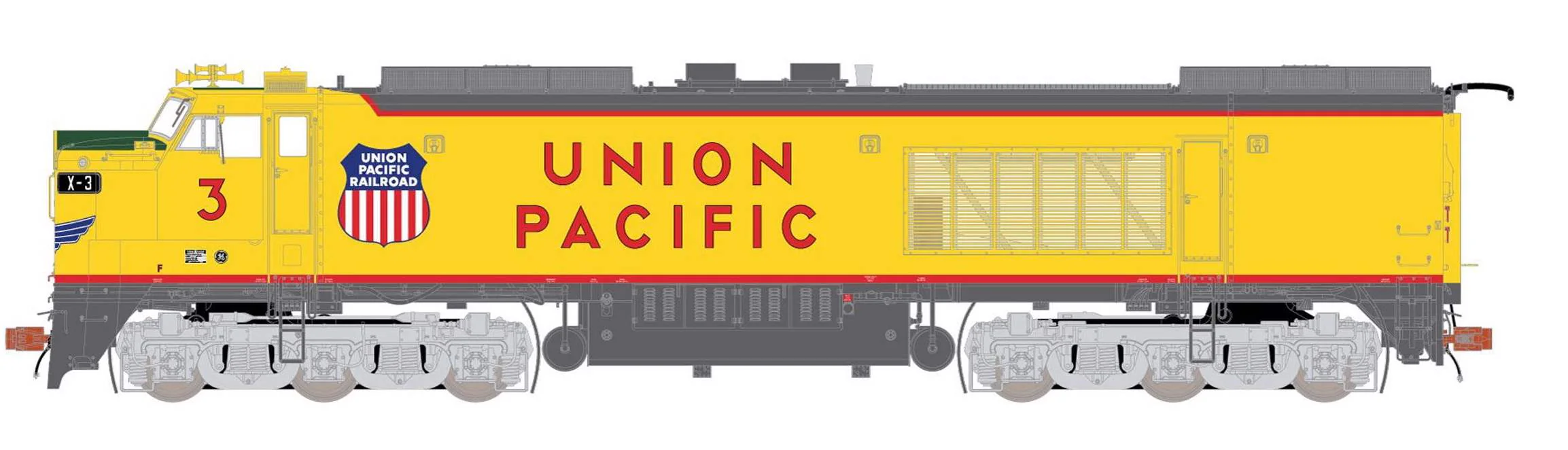 Scale Trains SXT31533 Union Pacific UP GE 8500 Horsepower "Big Blow" Turbine #3 DCC & Sound HO Scale NEW NEW - Image 5