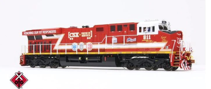 Scale Trains SXT32396 CSX ES44AH Locomotive Rivet Counter Pride In Service Spirit Of Our First Responders #911 DC/ DCC ready HO Scale NEW - Image 2
