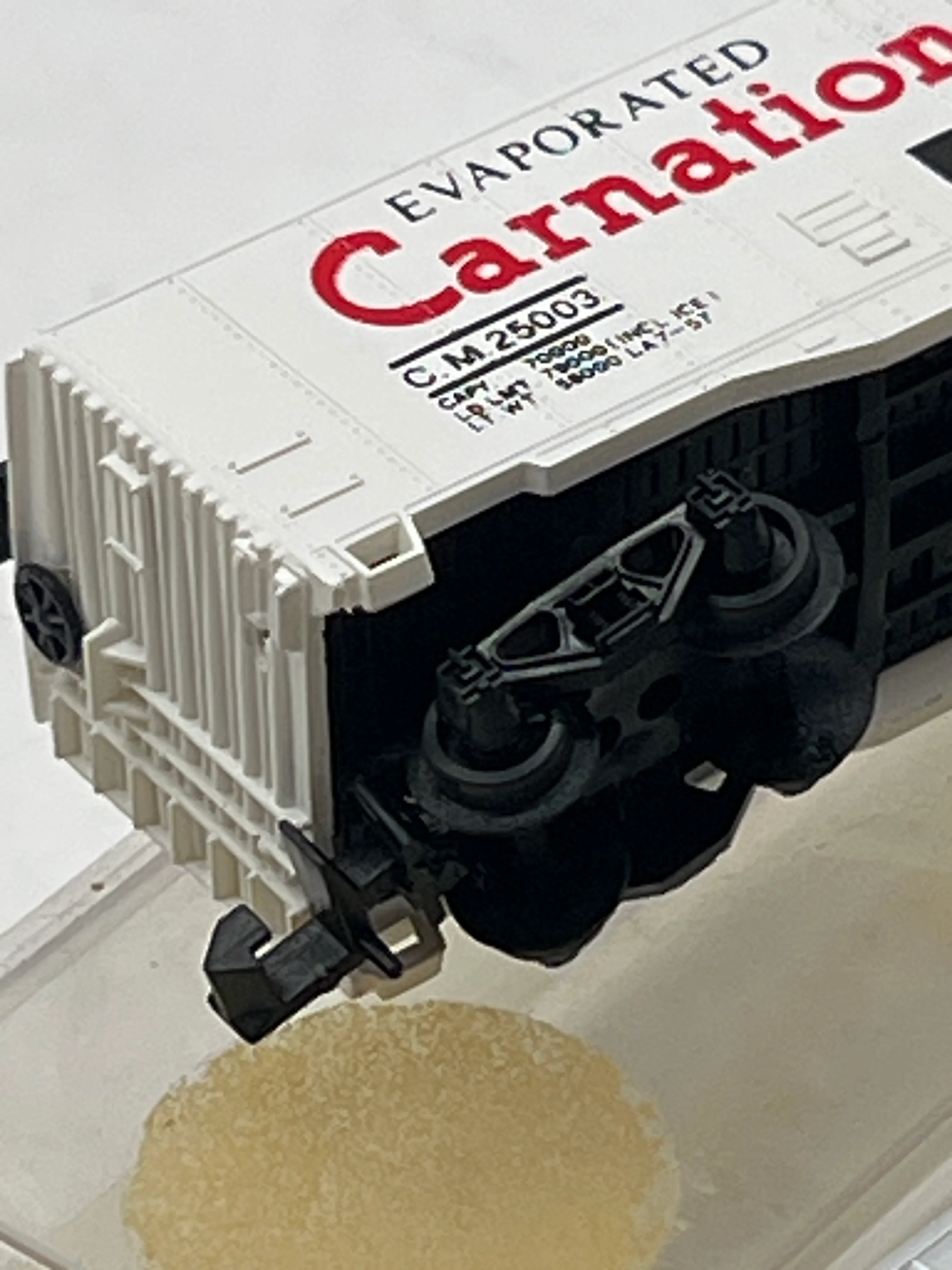 Set of 3 Assorted Freight Cars 007--Domino Sugar, Carnation Milk, DRGW Cookiebox  N SCALE  Like New - Image 3
