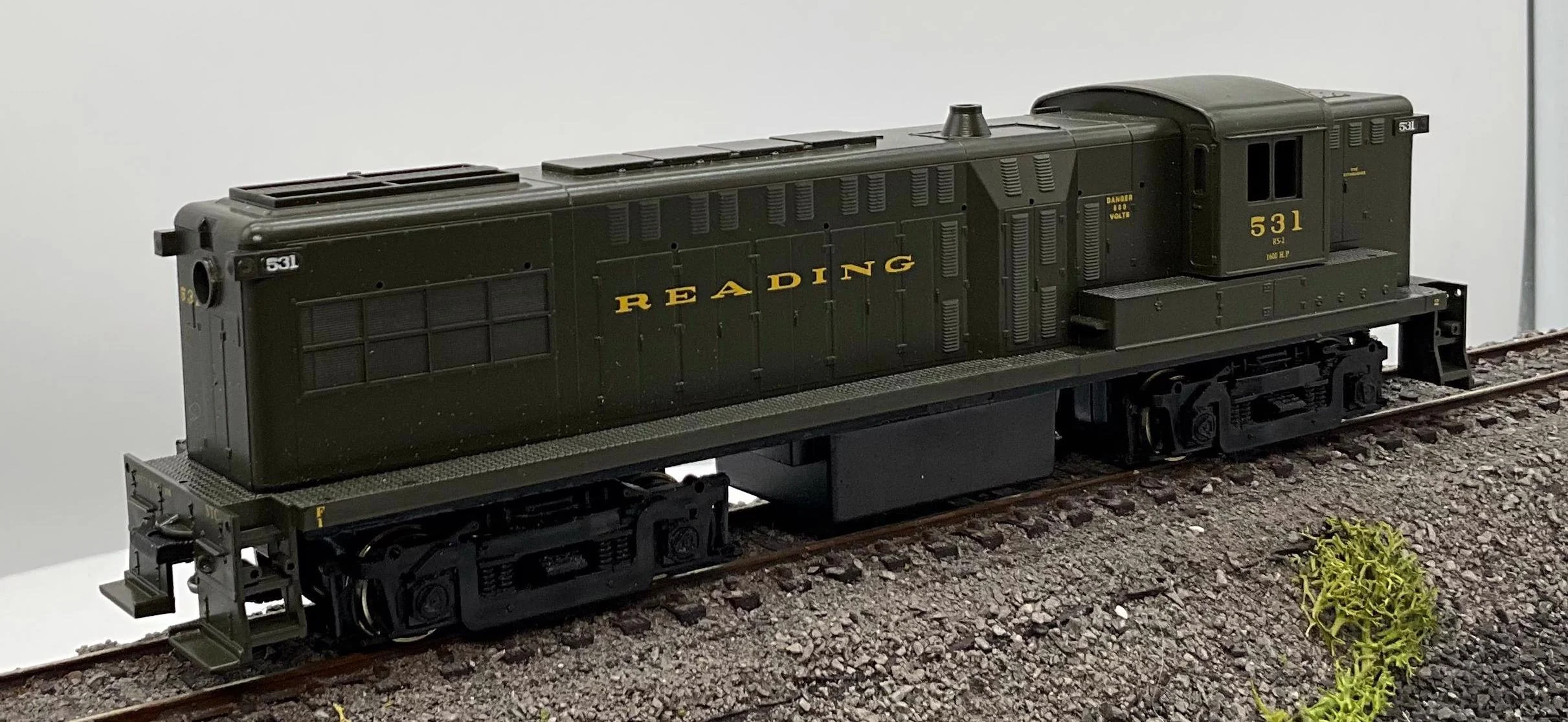Stewart 4203 READING Baldwin AS-16 Powered KIT #531 HO Scale Like New Damaged Box - Image 2