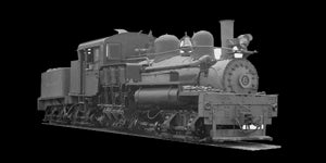 SUNDANCE PINS WSLB West Side Lumber Co. 3-truck Shay (#8) PHOTO REALISTIC LOCOMOTIVE PIN LIMITED