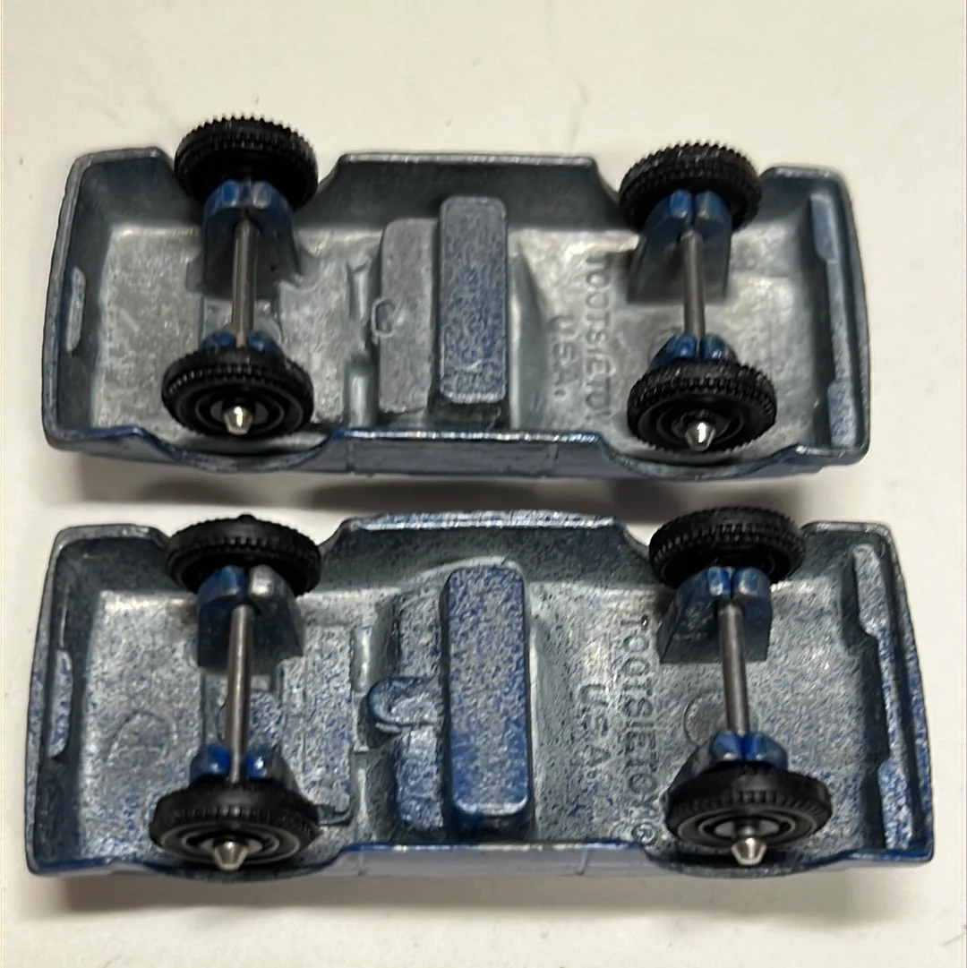 Tootsie Toys Blue Mercedes Benz Set of 2 Metal Cars HO SCALE - Image 2