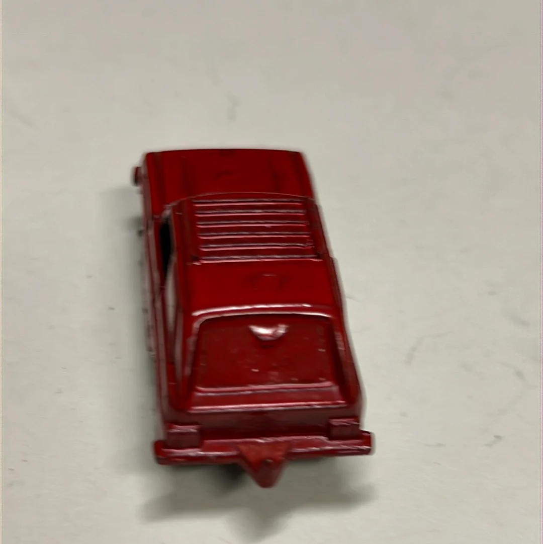 Tootsie Toys Red VW rabbit Metal Car HO SCALE - Image 3