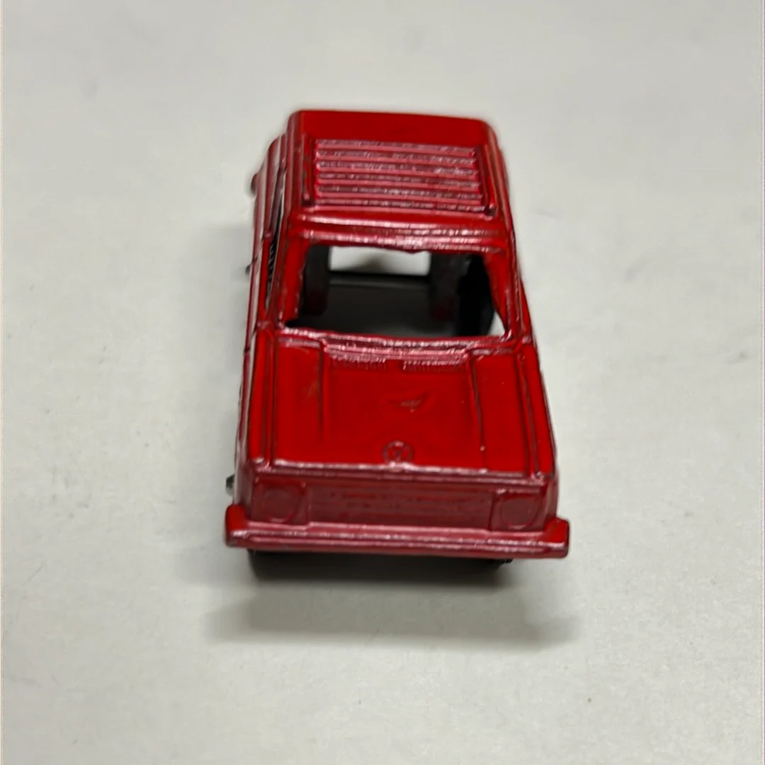 Tootsie Toys Red VW rabbit Metal Car HO SCALE - Image 4