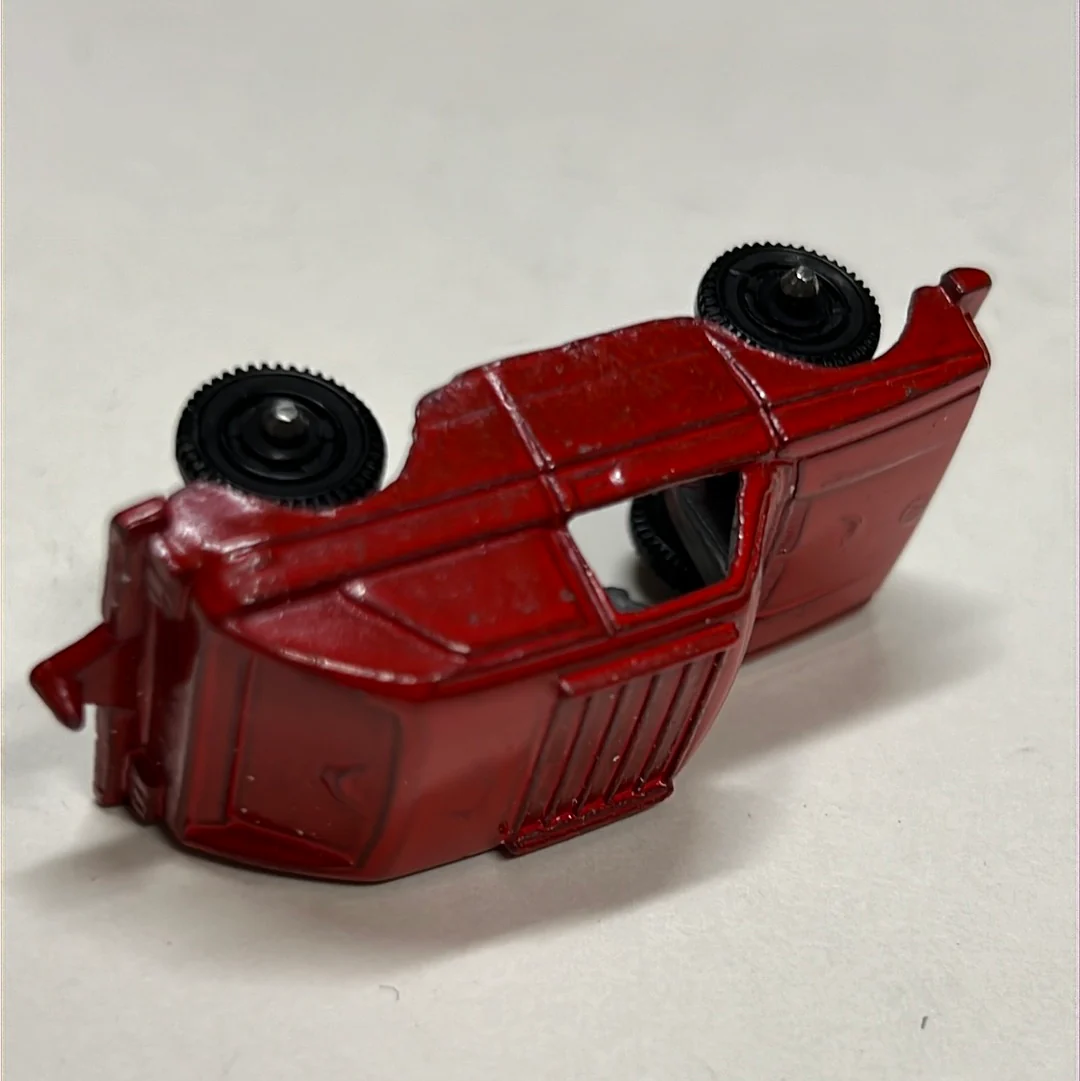 Tootsie Toys Red VW rabbit Metal Car HO SCALE - Image 5