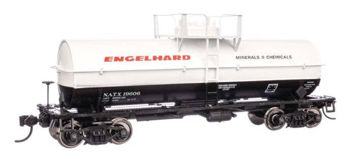 Walthers 910-48409 36' 10,000-Gallon Insulated Tank Car w/Large Dome, Bolted Jacket - Ready to -- Engelhard Minerals & Chemicals NATX #19606 HO SCALE NEW