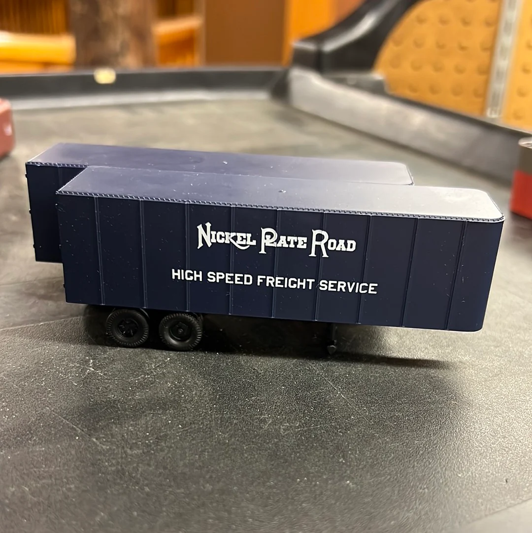 Walthers Piggyback Semi Trailer Nickel Plate HO SCALE USED set of 2 - Image 4