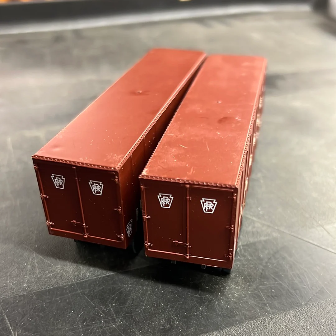Walthers Piggyback Semi Trailer PRR HO SCALE USED set of 2 - Image 2