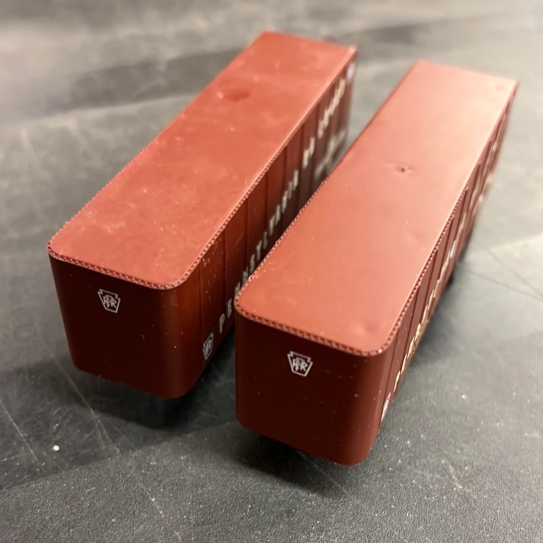 Walthers Piggyback Semi Trailer PRR HO SCALE USED set of 2 - Image 4