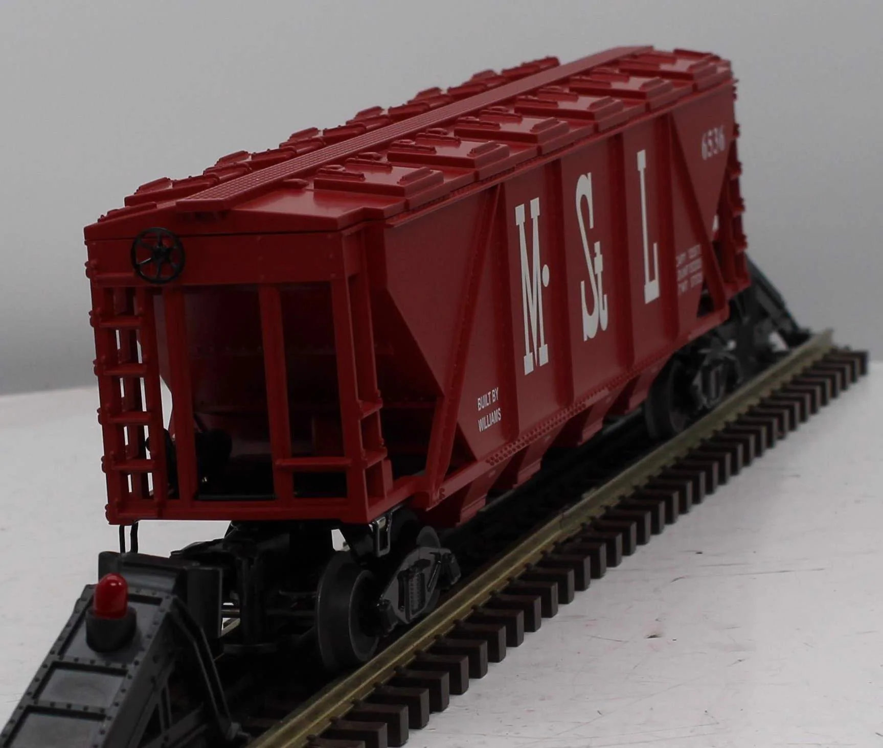 Williams 6536 M St. L 4 Bay closed Hopper With Coal Load #6536 O SCALE Like New - Image 2