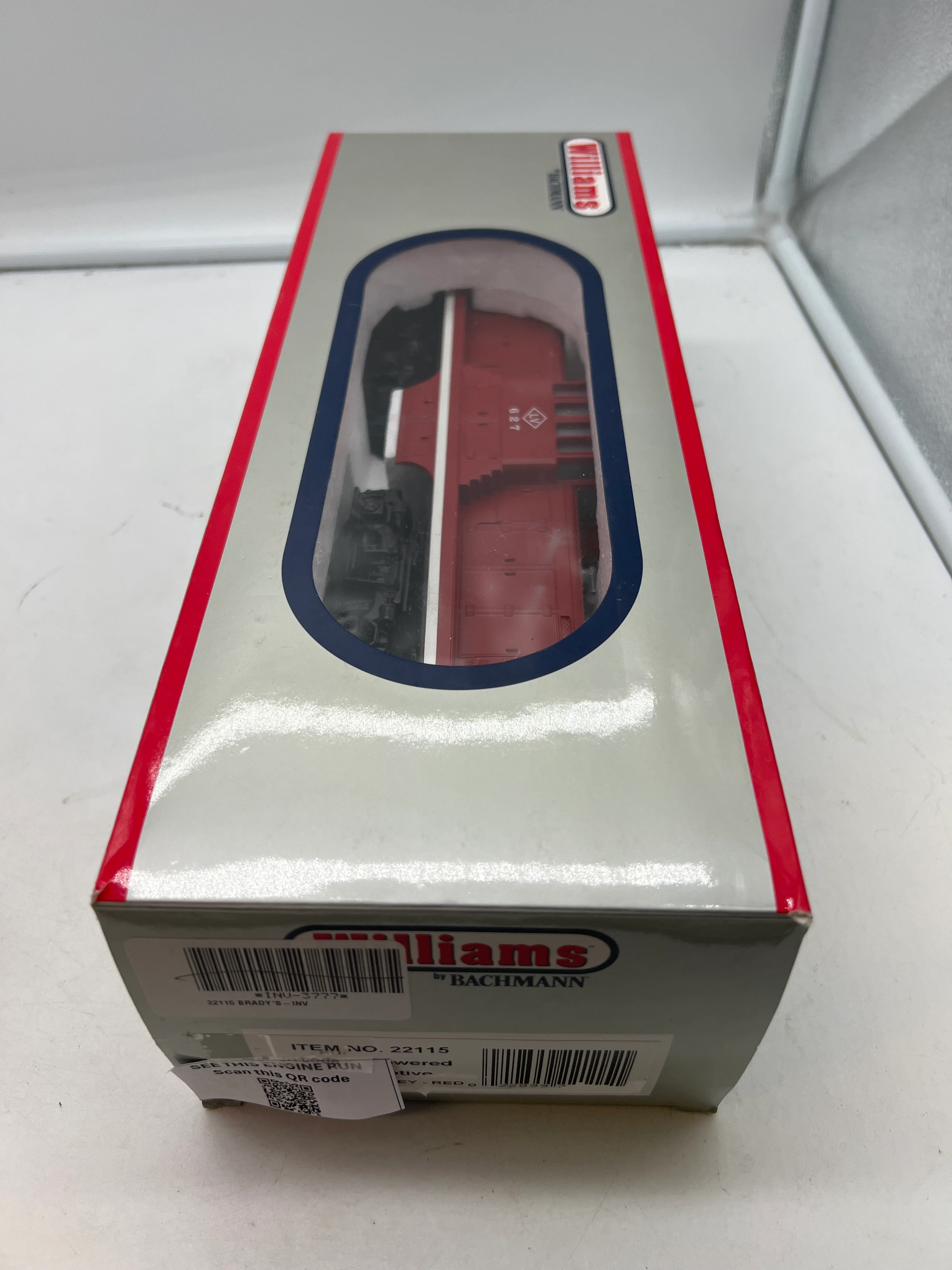 WILLIAMS- BACHMANN 22115  44 Ton Diesel Red Lehigh Valley #627 O SCALE Like New - Image 5