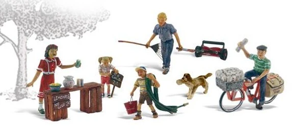 Woodland Scenics WDSA1938 Summertime Jobs HO Scale