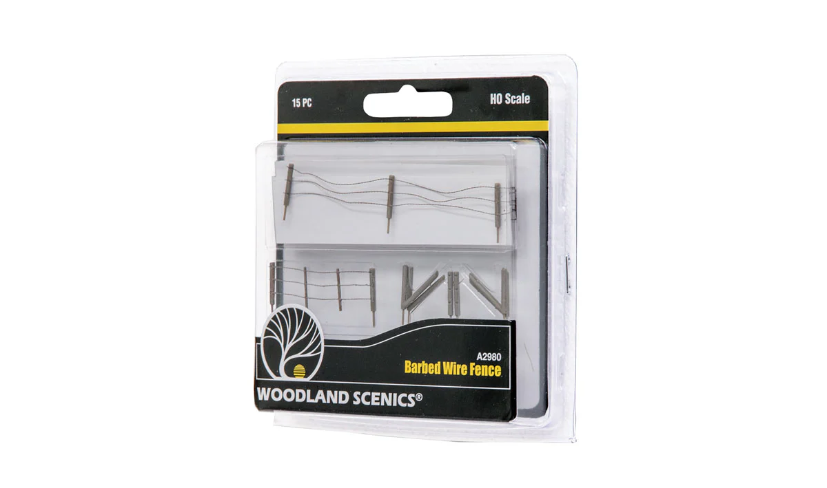 Woodland Scenics WDS A2980 WDS2980 Barbed Wire Fence - HO Scale