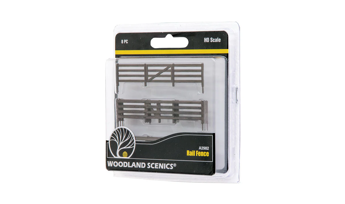 Woodland Scenics WDSA2982 Rail Fence HO Scale