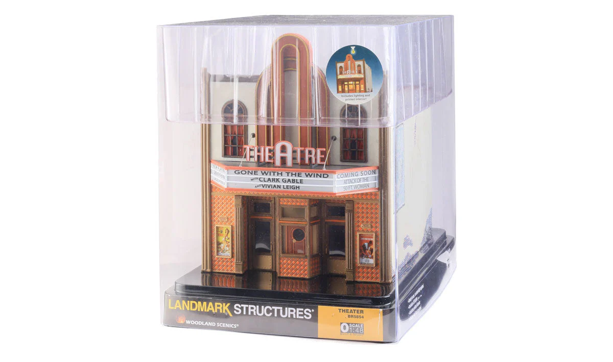 Woodland Scenics BR5854 Theater Built-&-Ready O Scale Used - Image 6