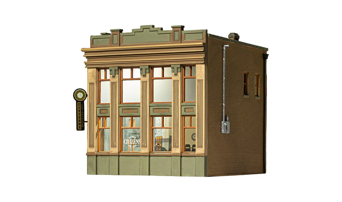 Woodland Scenics WDS BR5033 WDS5033 Citizens Savings and Loan - HO Scale NEW - Image 2