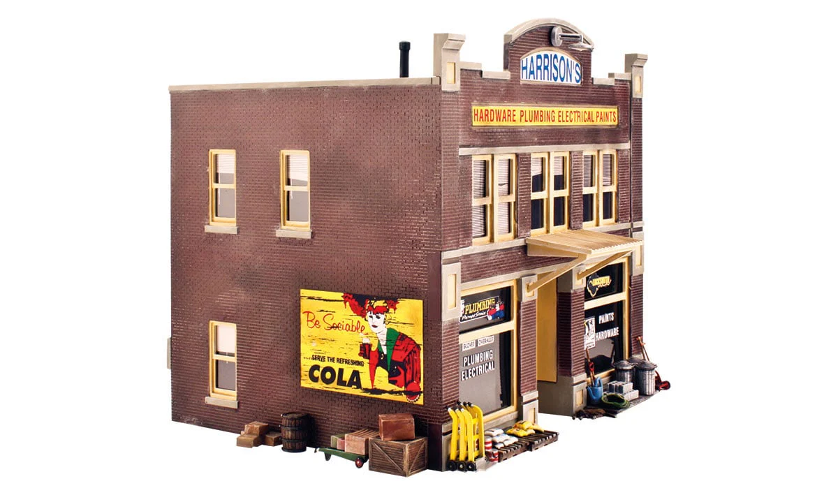 Woodland Scenics WDS BR5842 WDS5842 Harrison's Hardware - O Scale NEW - Image 2
