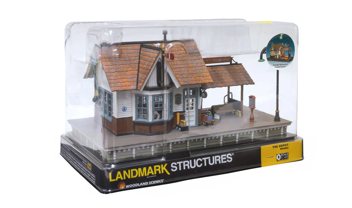 Woodland Scenics WDS BR5852 WDS5852 The Depot - O Scale  NEW - Image 7