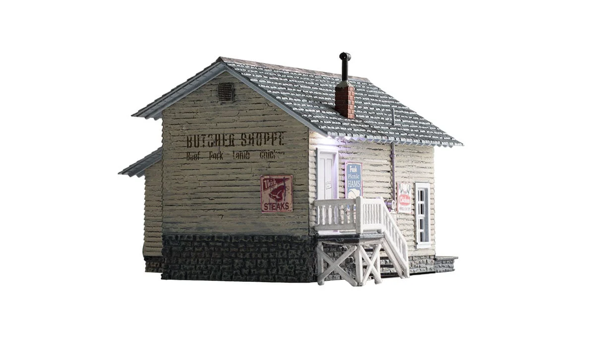 Woodland Scenics WDS BR5872 WDS5872 Carver's Butcher Shoppe - O Scale limited NEW - Image 4