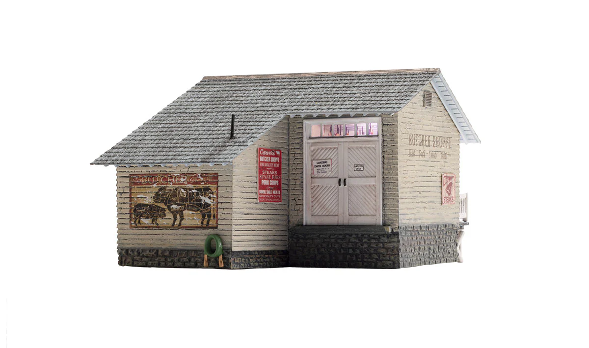 Woodland Scenics WDS BR5872 WDS5872 Carver's Butcher Shoppe - O Scale limited NEW - Image 5