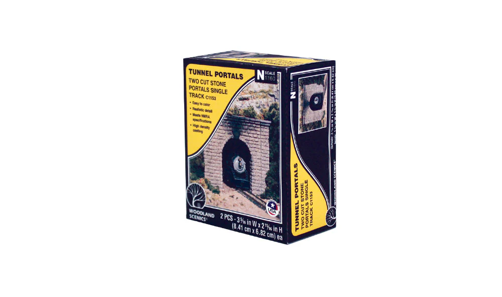 Woodland Scenics WDS C1153 WDS1153 Cut Stone Single Portal - N Scale NEW - Image 4